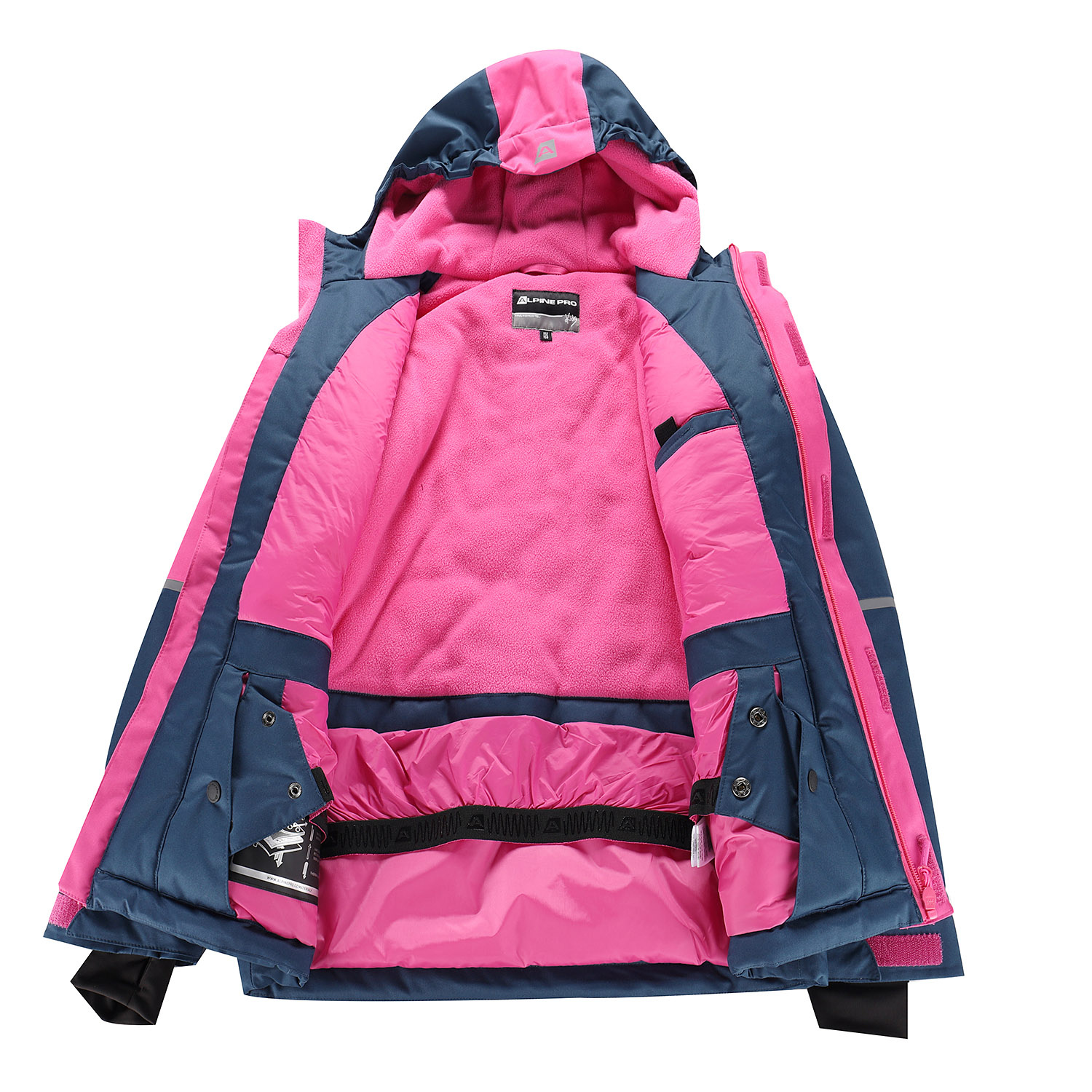 ALPINE PRO - DEARO 2 DETSKÁ LYŽIARSKA BUNDA S MEMBRÁNOU PTX SNOW