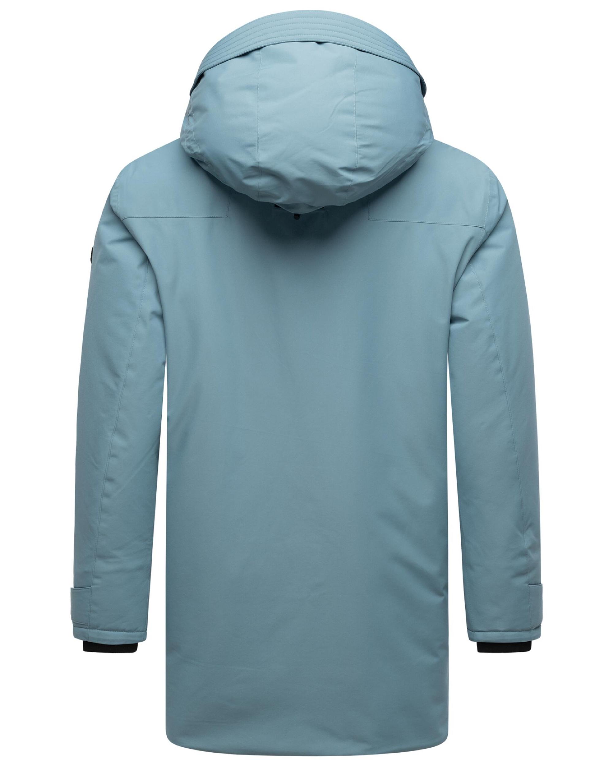 STONE HARBOUR Zimná parka 'Netaan XX' modrosivá / čierna