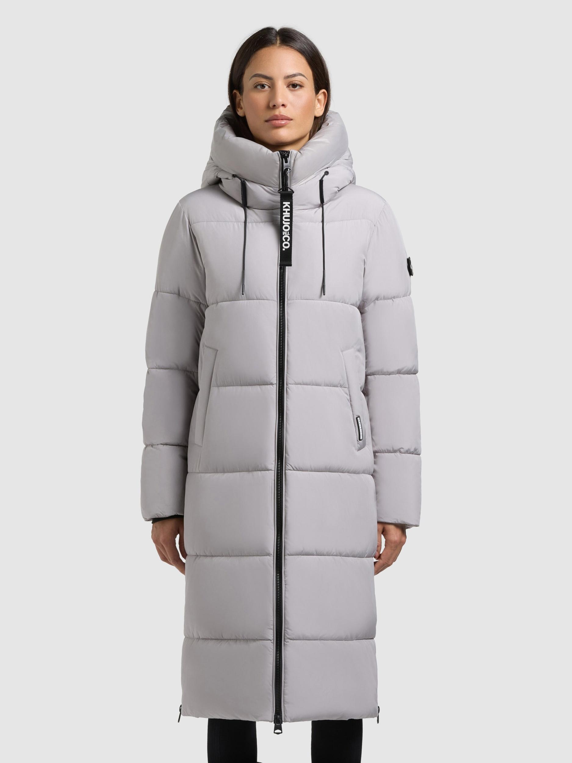khujo Zimný kabát 'Nalu' svetlosivá