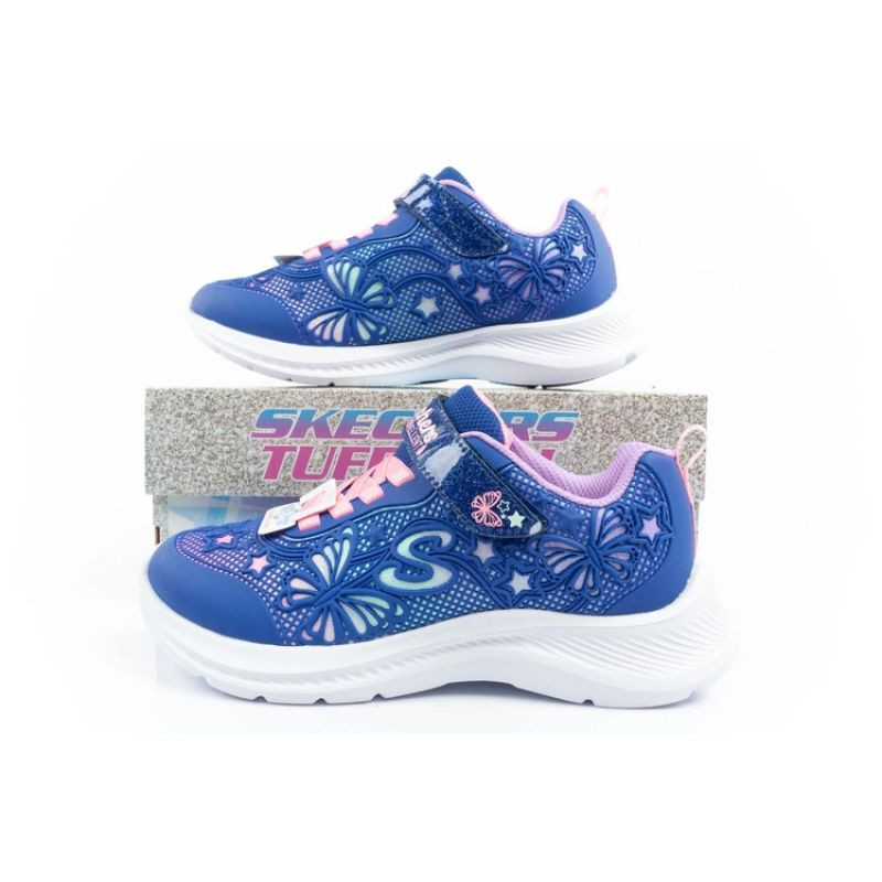 Detská športová obuv Skechers Jumpsters pre dievčatá lesklá