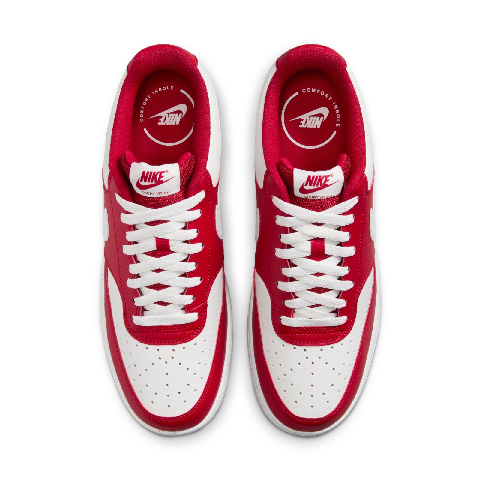 Nike Court Vision Low GYM RED/SUMMIT WHITE 600