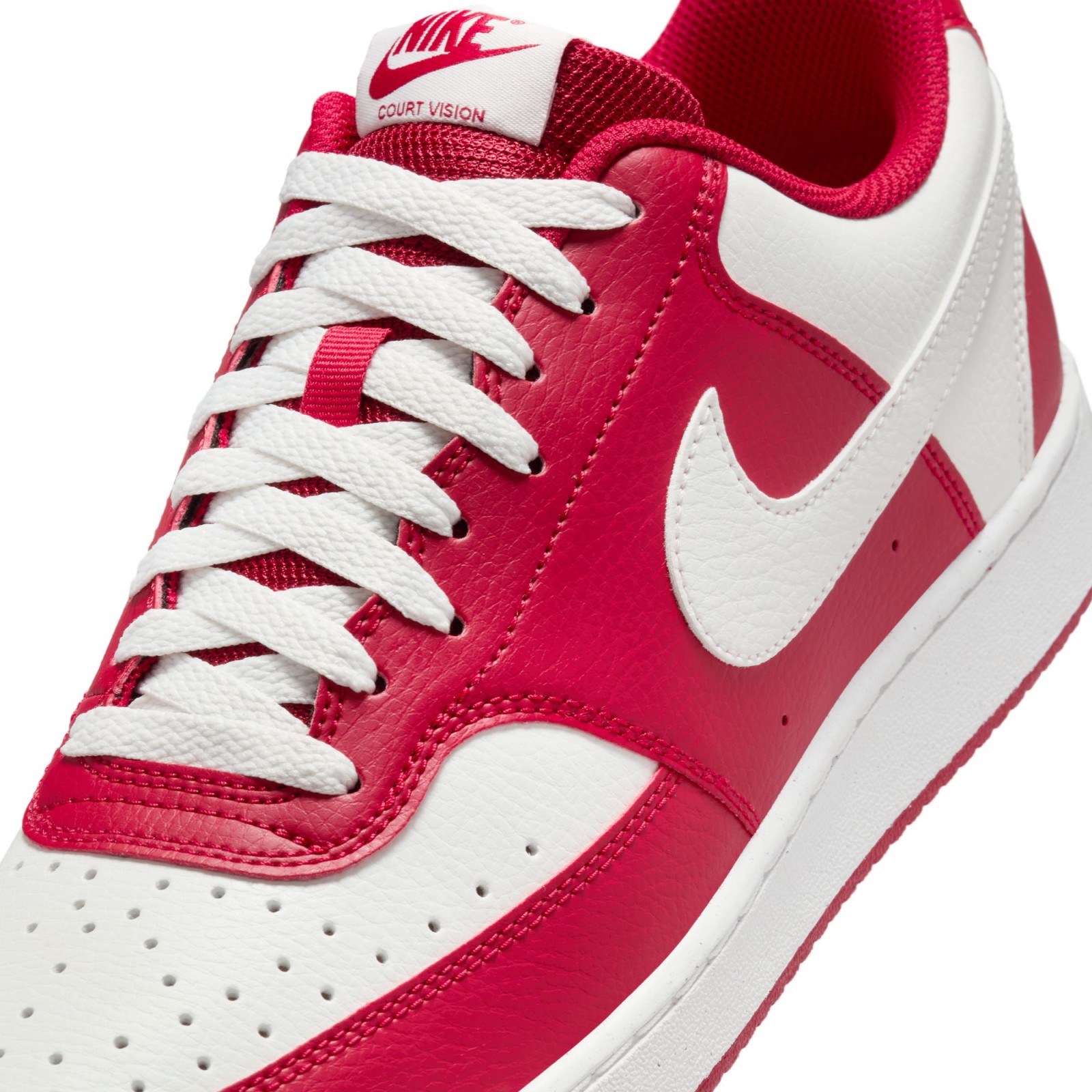 Nike Court Vision Low GYM RED/SUMMIT WHITE 600