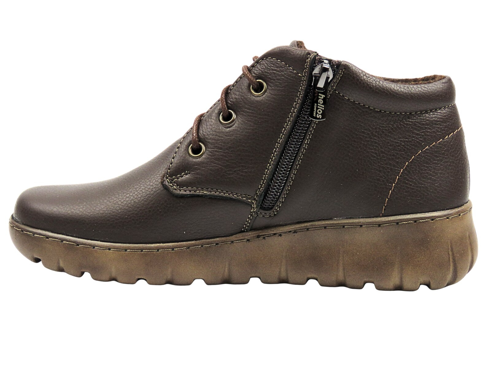 Dámské kotníkové boty polské značky, hnědé – HELIOS Komfort 793