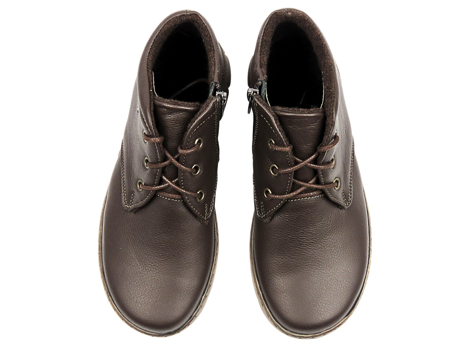 Dámské kotníkové boty polské značky, hnědé – HELIOS Komfort 793