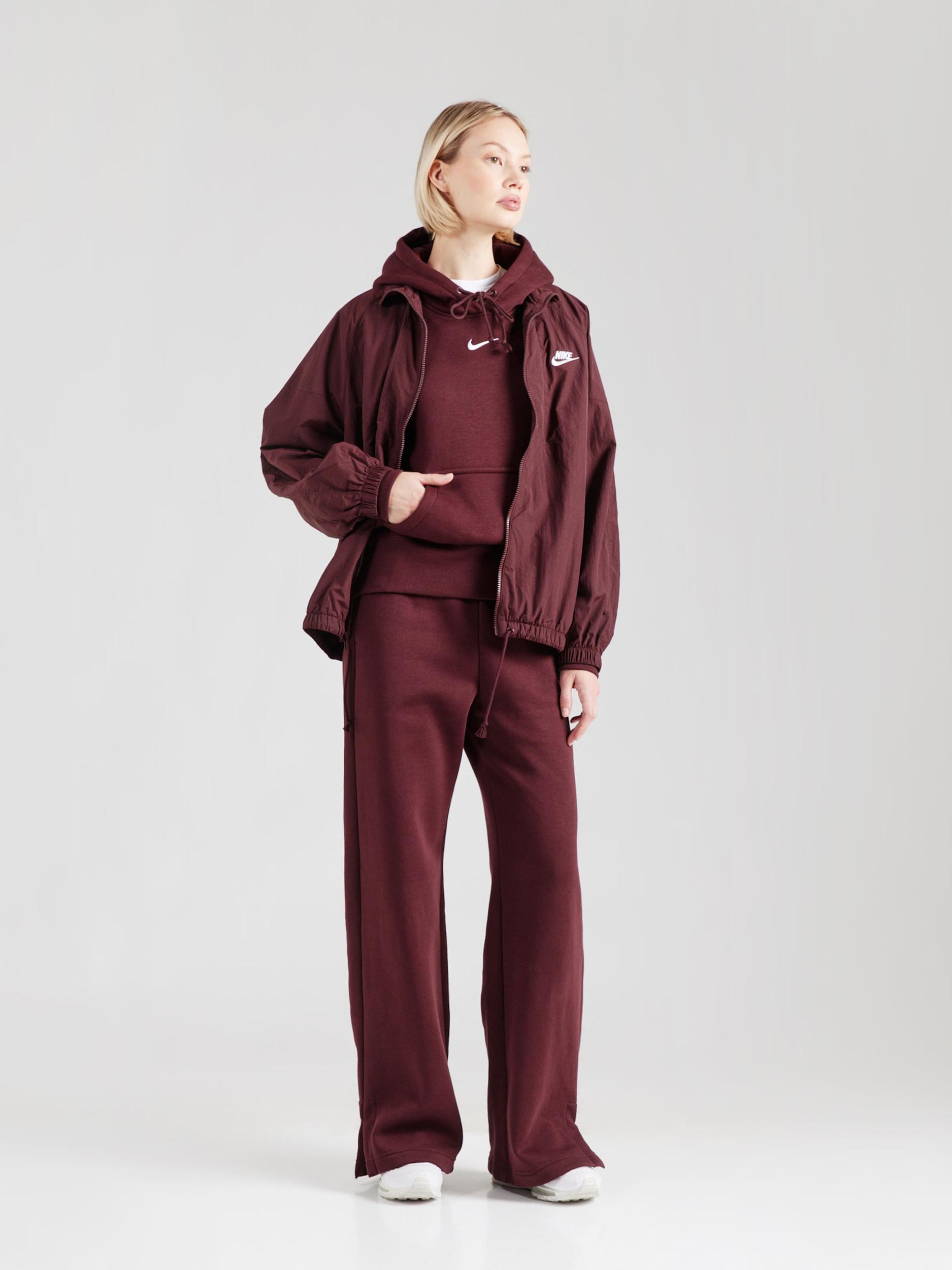 Nike Sportswear Mikina 'PHNX FLC' bordová