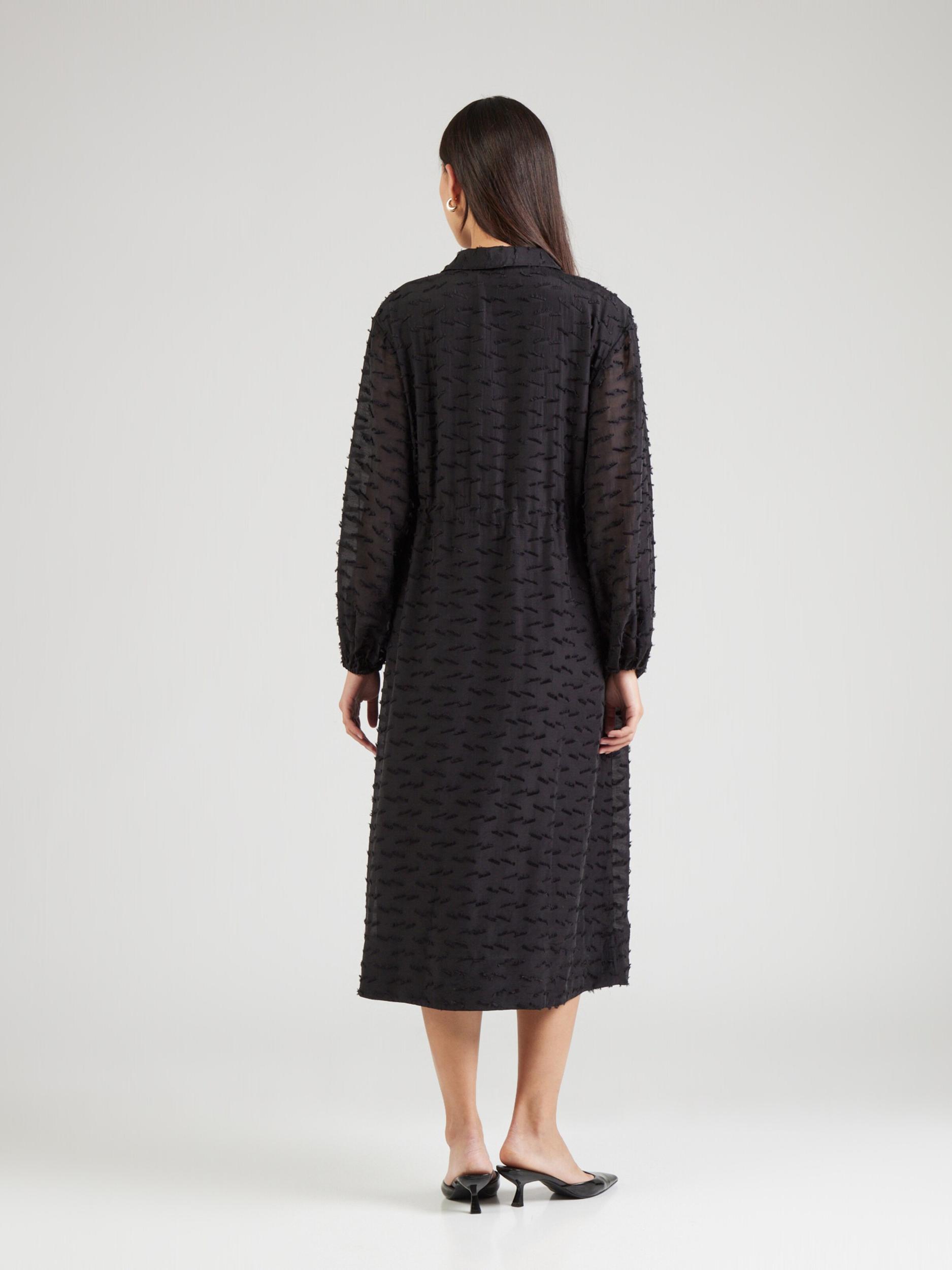 Samsøe Samsøe Košeľové šaty 'Manarola' čierna