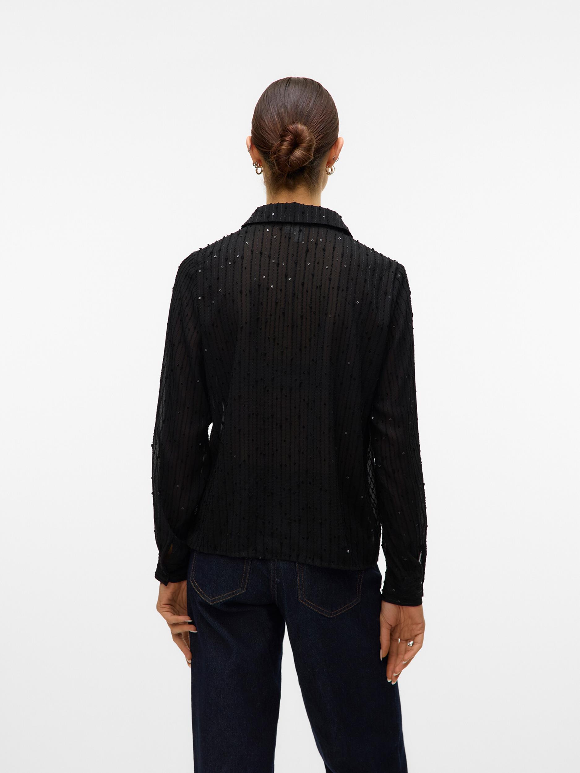 VERO MODA Blúzka 'VMFINOLA' čierna