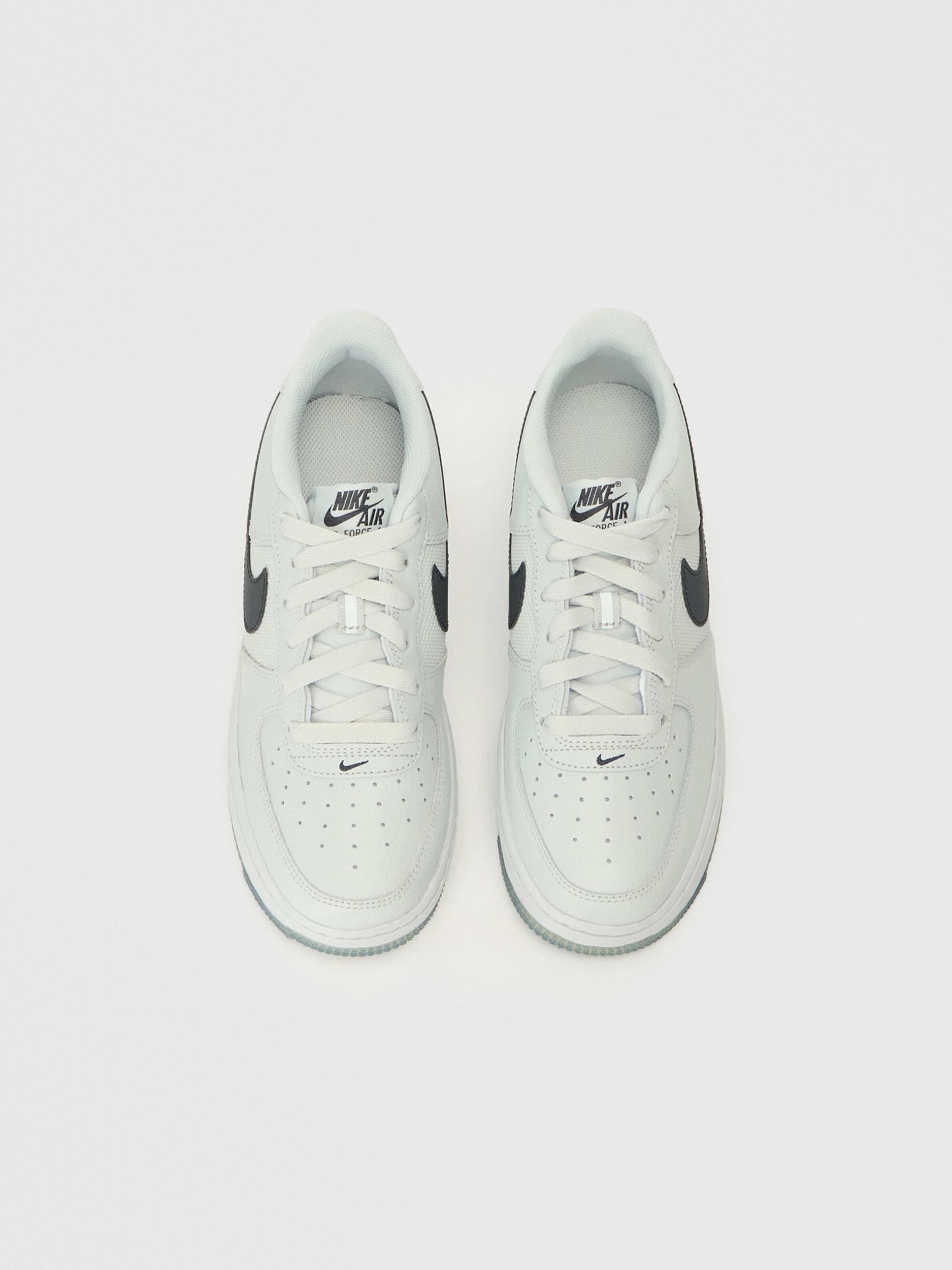 Nike Sportswear Tenisky 'Air Force 1' svetlosivá / čierna