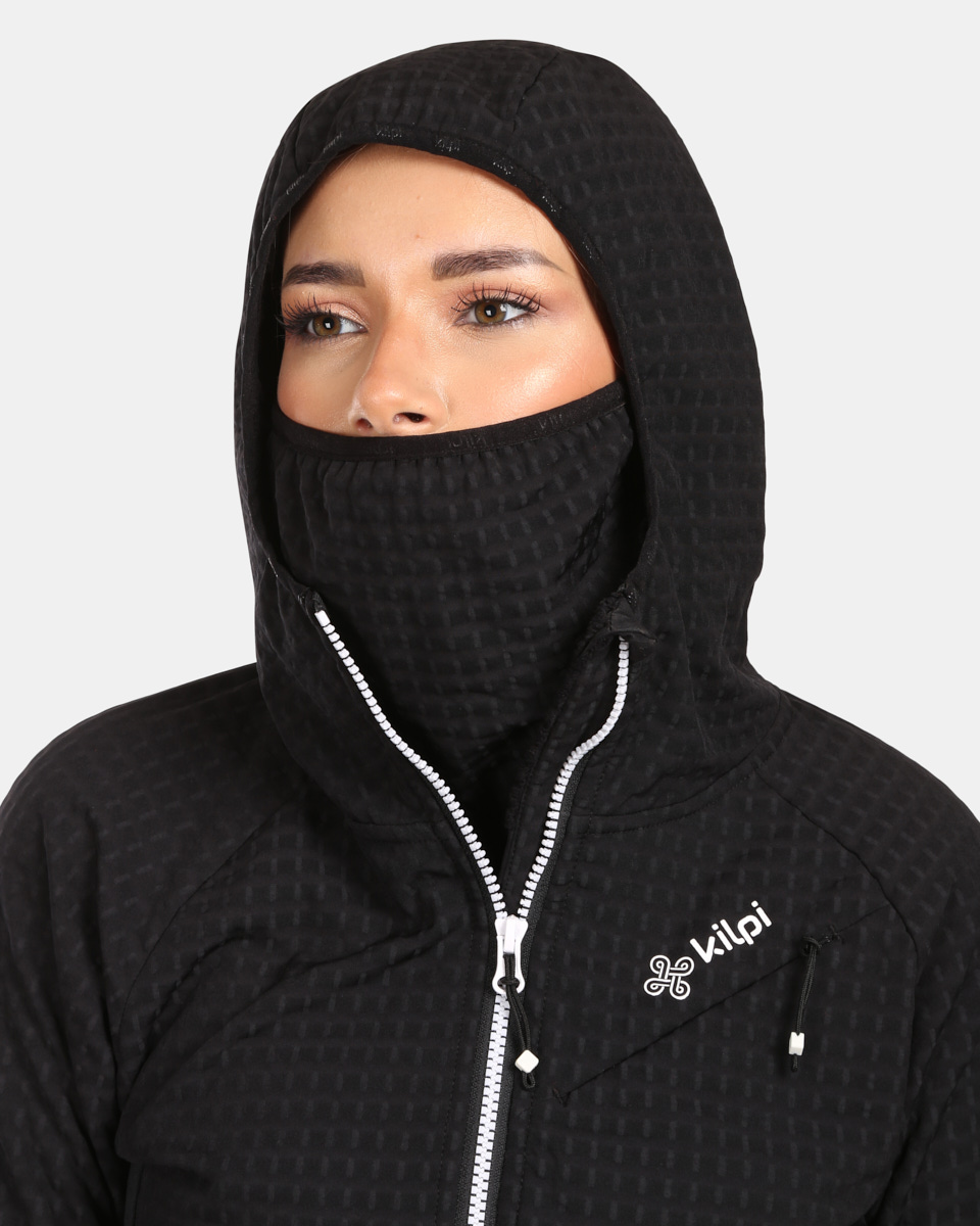Dámska fleecová mikina s kapucňou Kilpi FRENSIS-W čierna