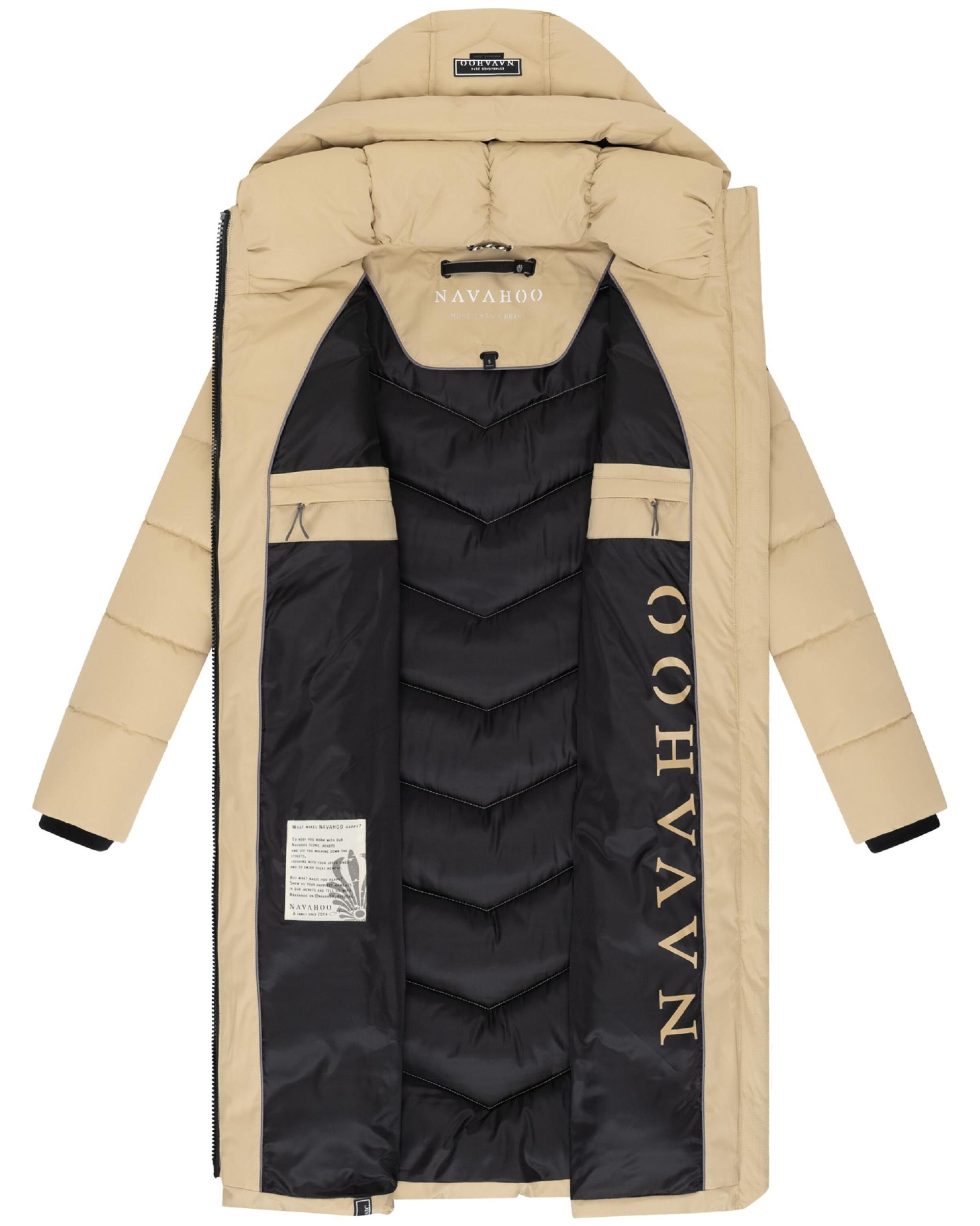 NAVAHOO Zimný kabát 'Sahnekatzii XIV' piesková