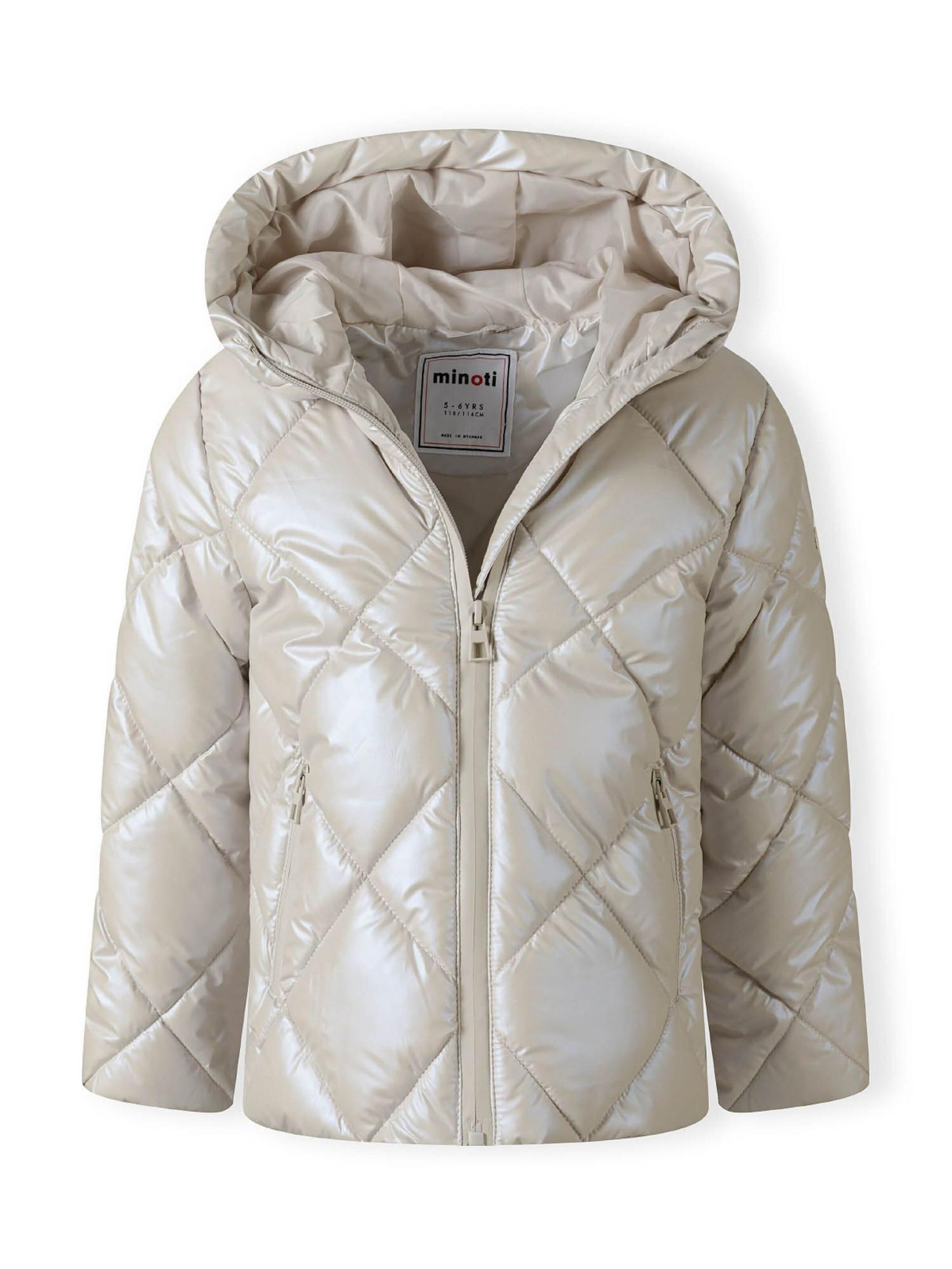 MINOTI Prechodná bunda perlovo biela