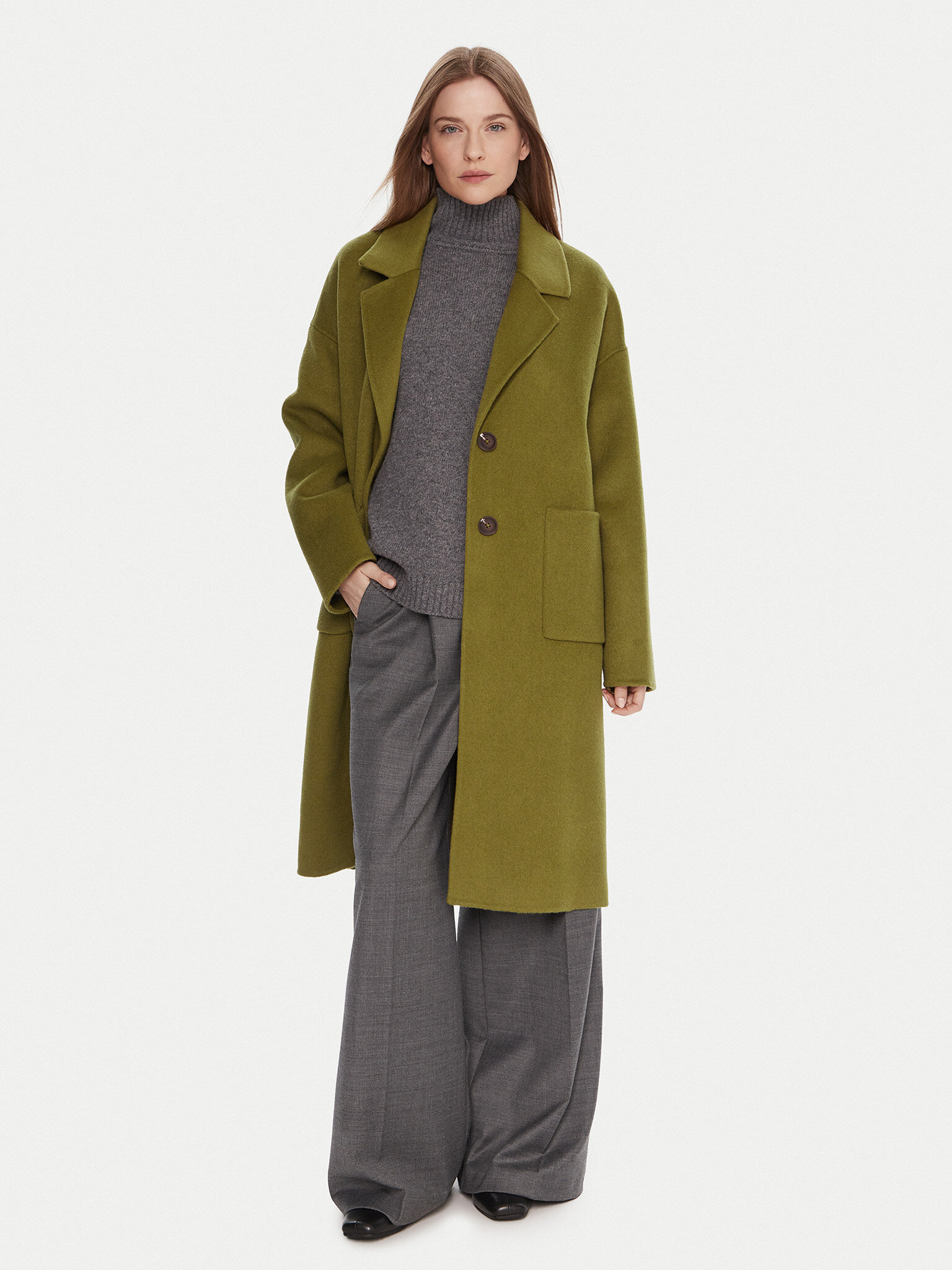 Vlnený kabát United Colors Of Benetton