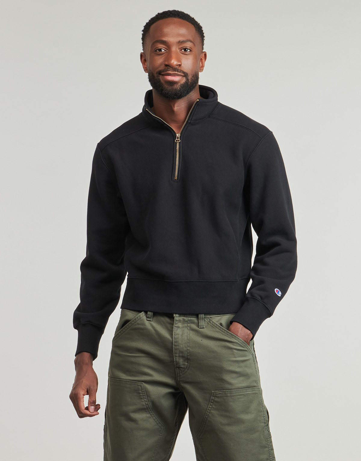 Champion Mikiny HALF ZIP SWEATSHIRT Champion