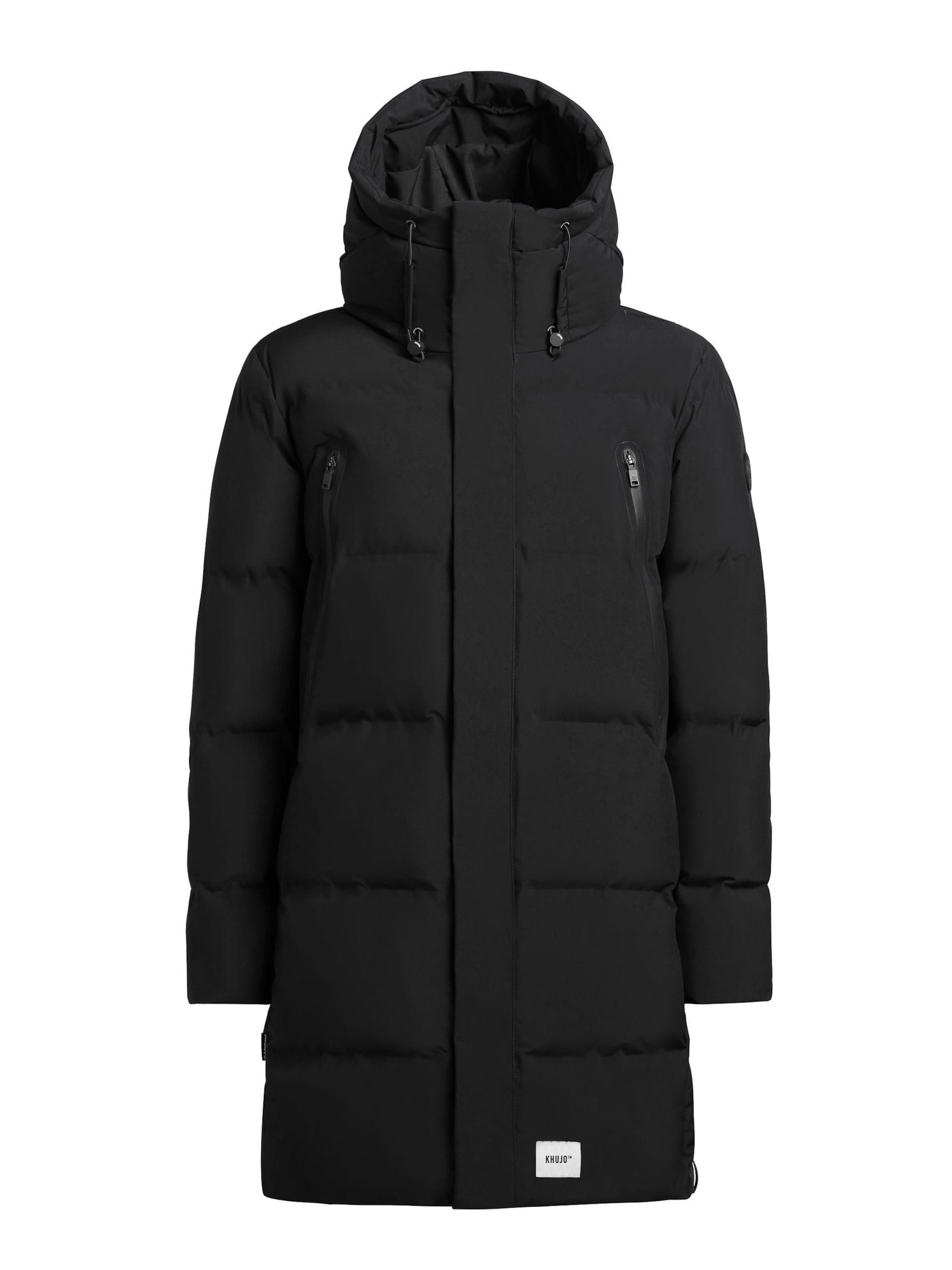 khujo Zimný kabát 'Morse3' čierna