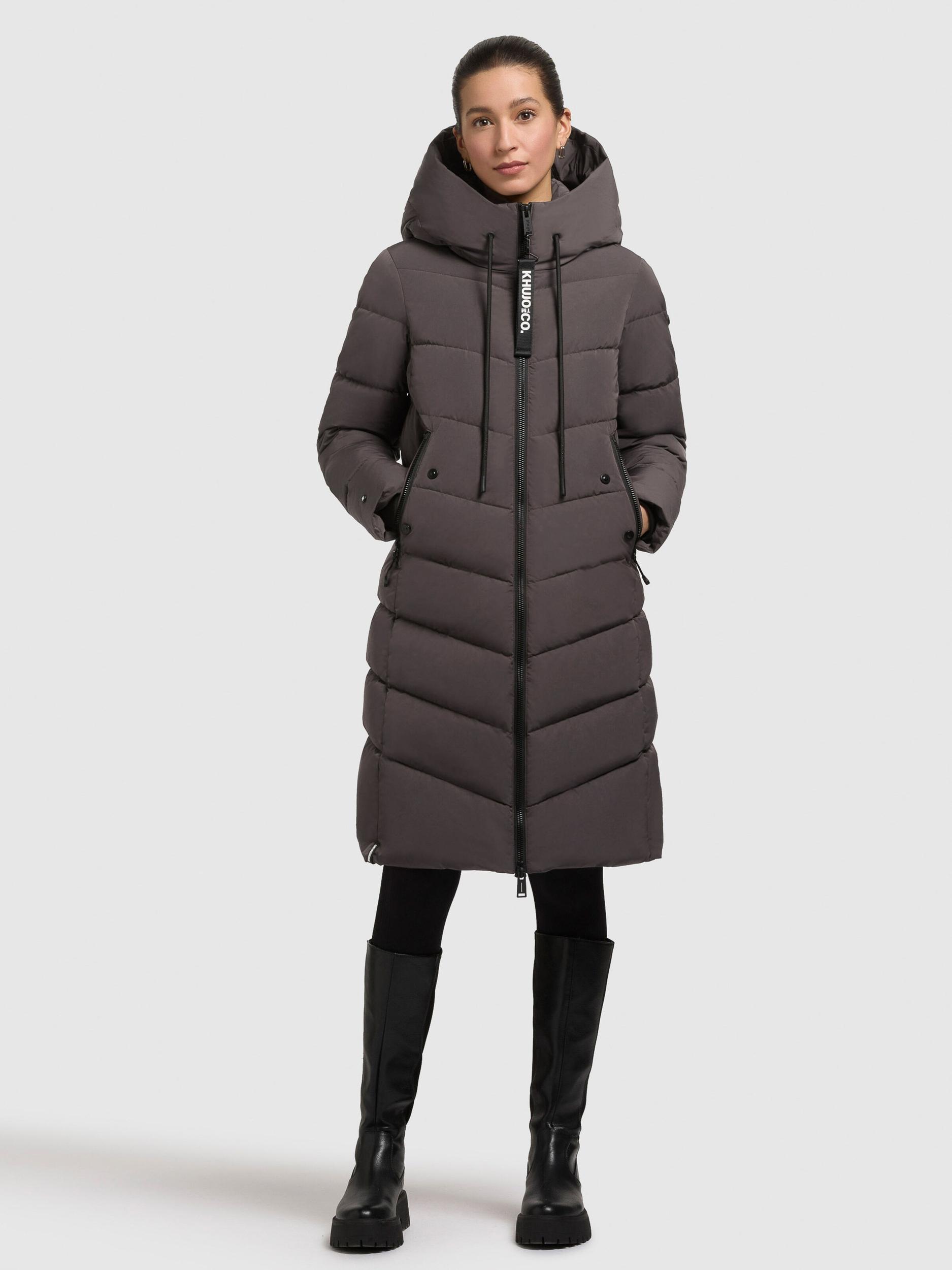 khujo Zimný kabát 'Mikia3' farby bahna