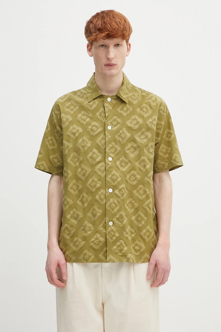 Bavlnená košeľa Norse Projects Mads Batik SS Shirt