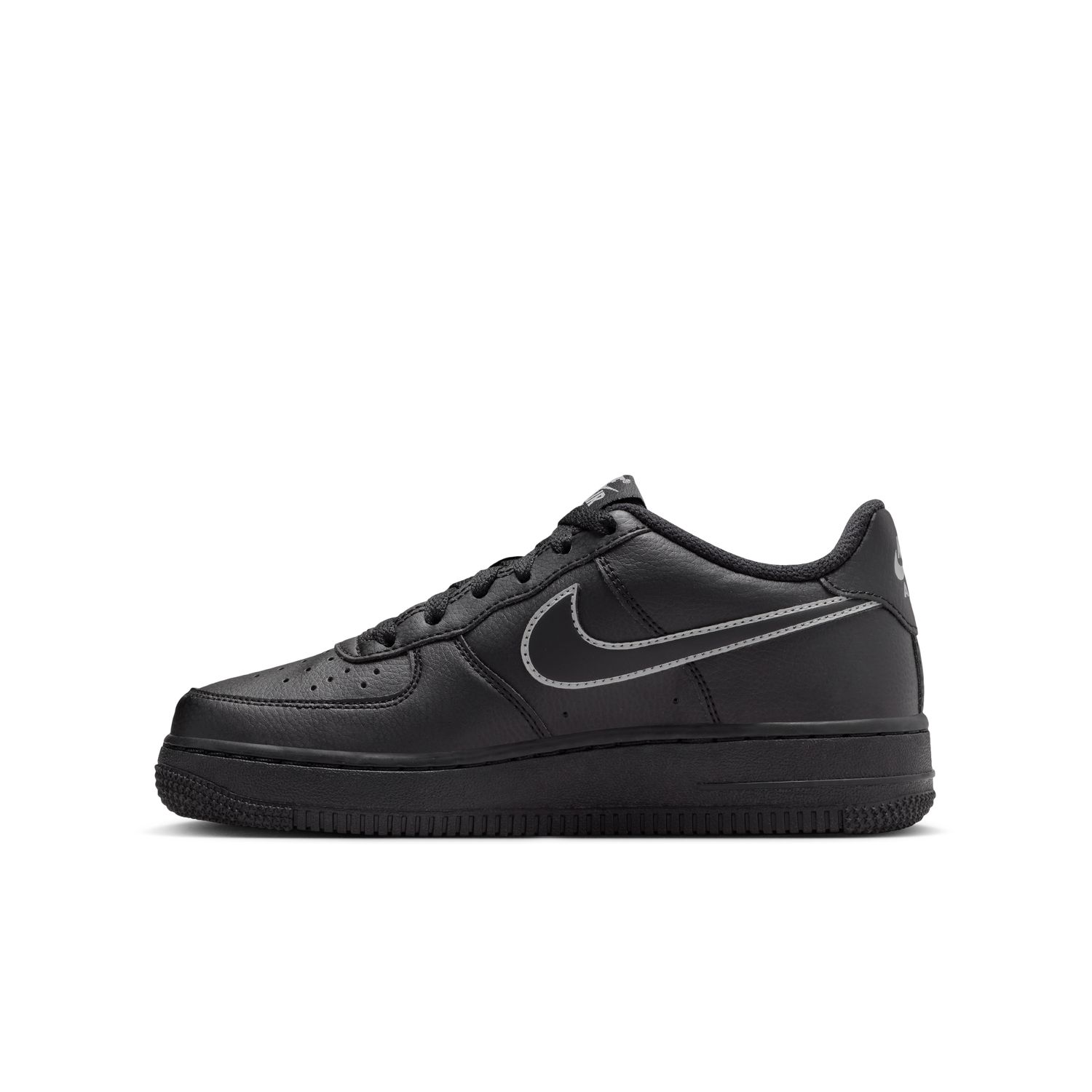 Nike Air Force 1 "Black Light Smoke Grey" (GS) - Detské - Tenisky Nike - Čierne - IF6158-010