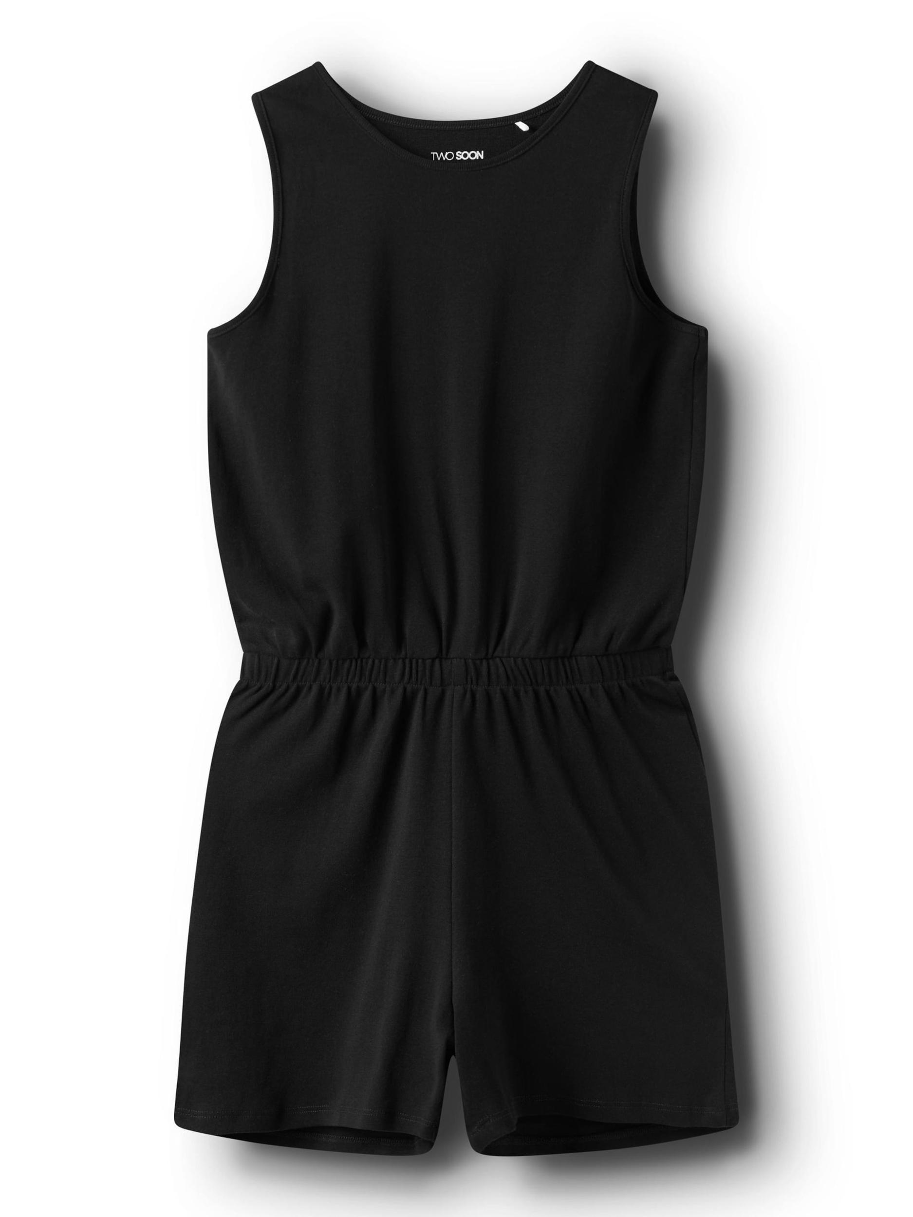 TWO SOON Overal hnedá / svetlohnedá / čierna