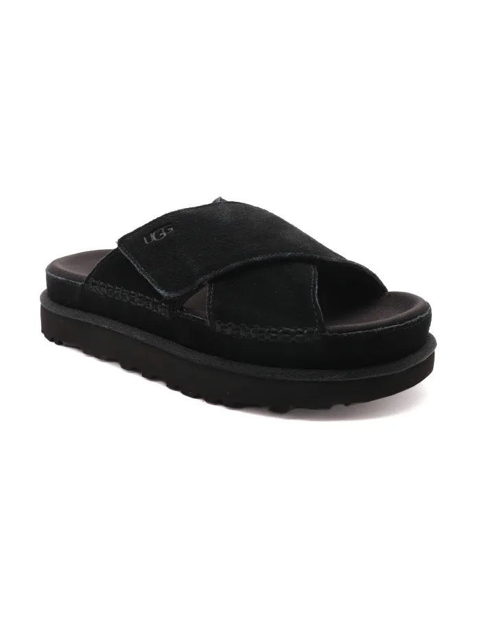 UGG Kožené šľapky W GOLDENSTAR CROSS