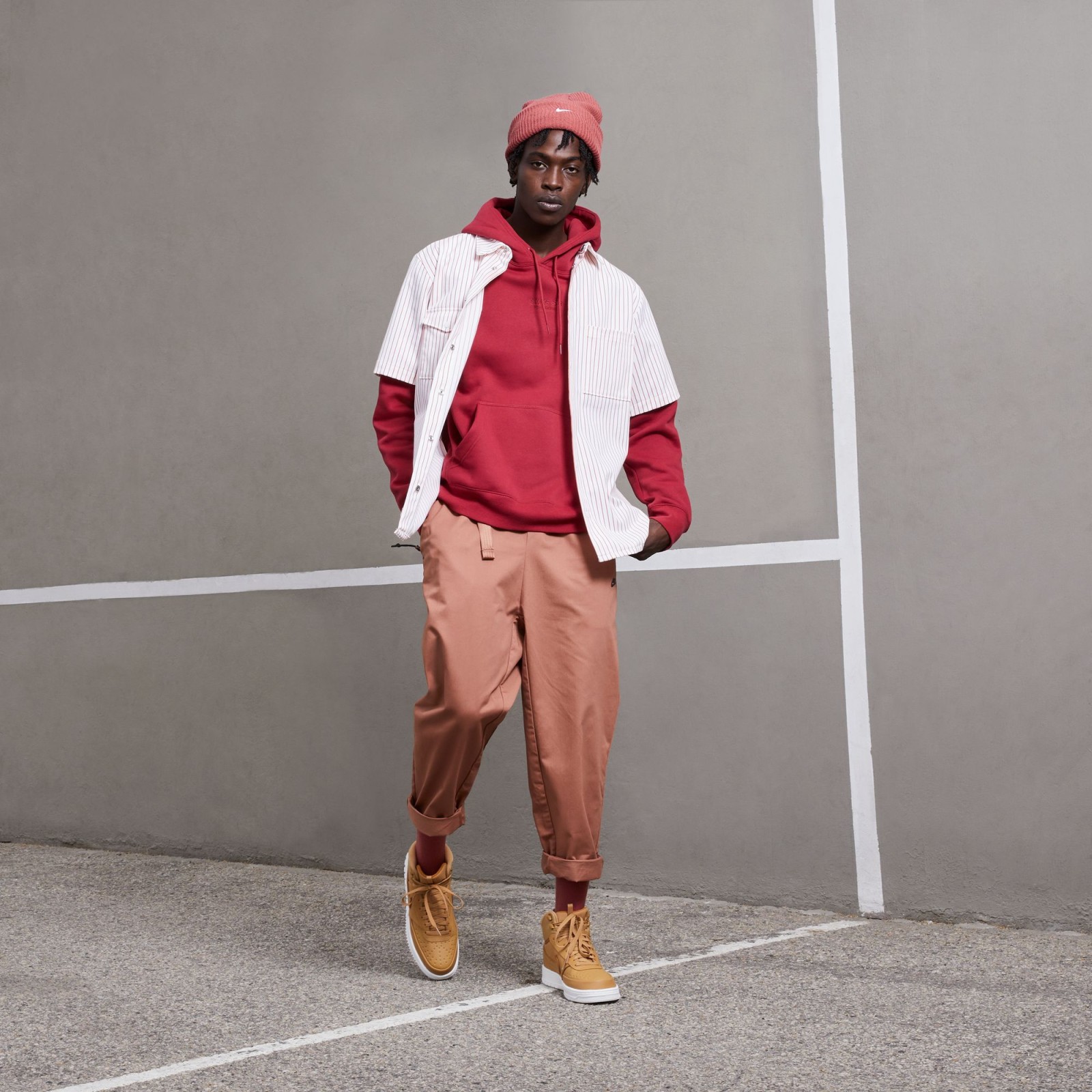 Nike Court Vision Mid ELEMENTAL GOLD/ELEMENTAL GOLD- 700