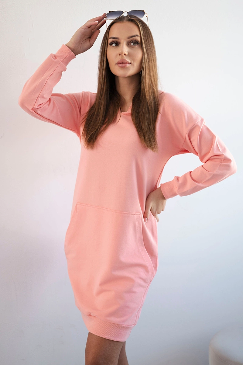 Kesi Šaty Roza s kapucňou