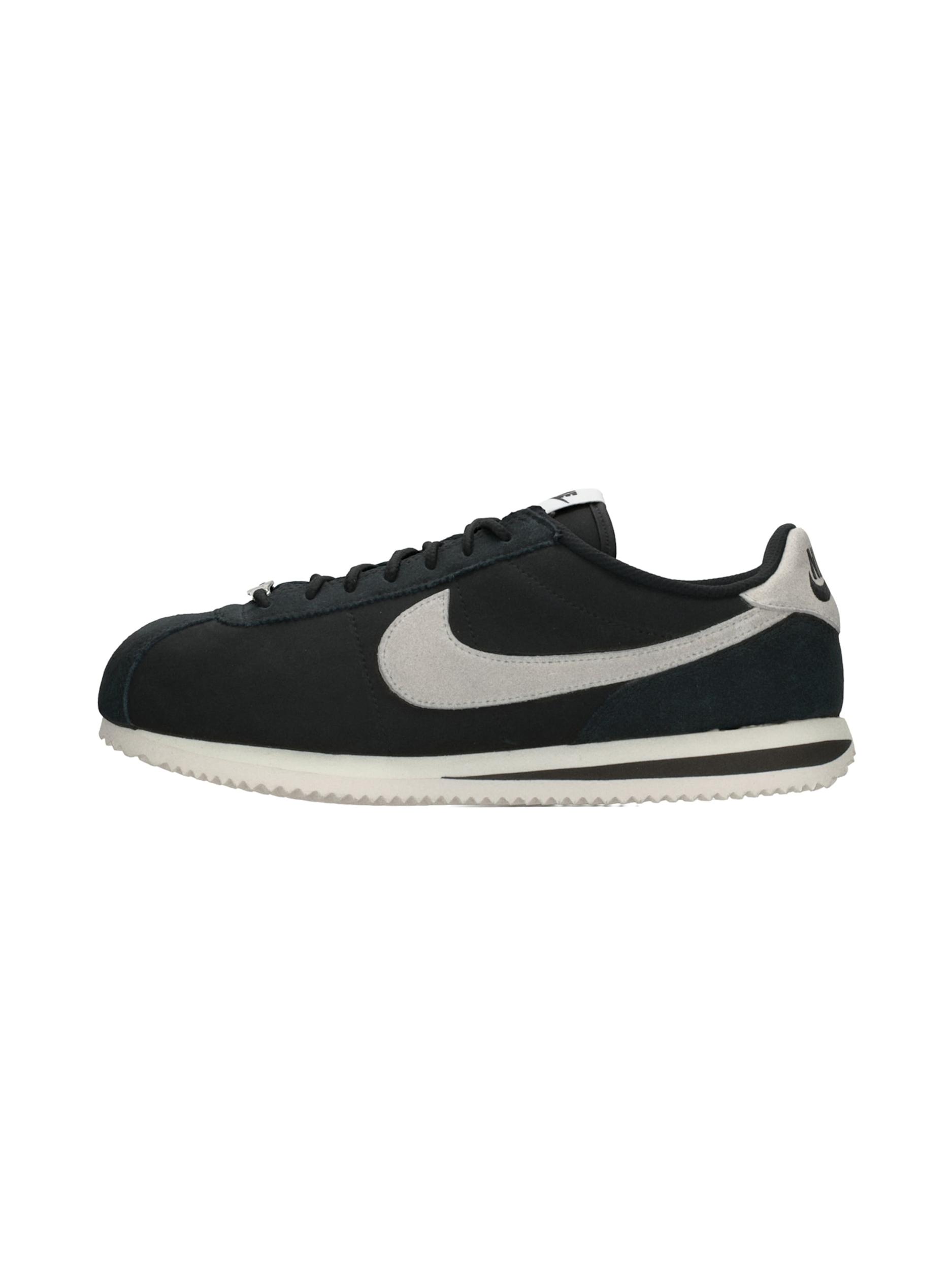 Nike Sportswear Nízke tenisky 'Cortez Premium' striebornosivá / čierna