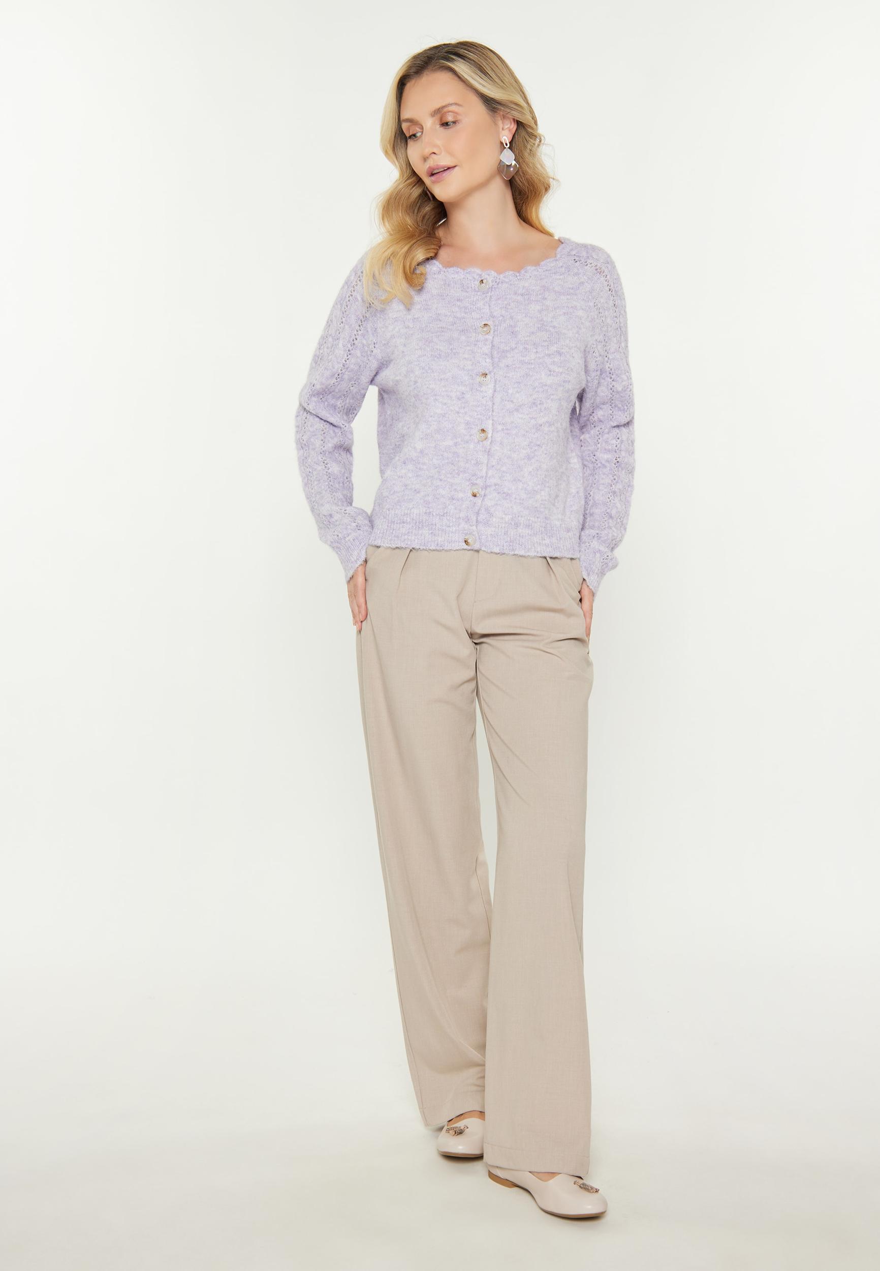 Usha Kardigán svetlofialová