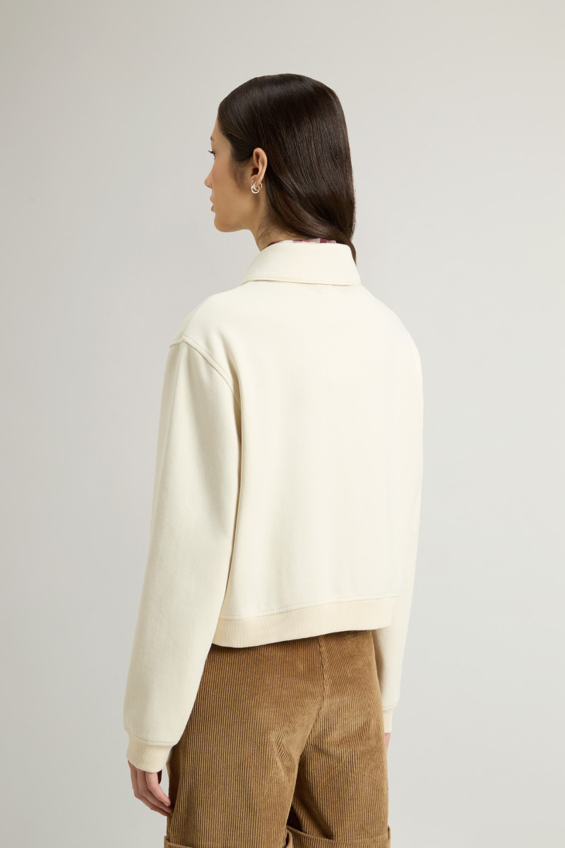 MIKINA WOOLRICH SUPER SOFT INTERLOCK SWEATSHIRT