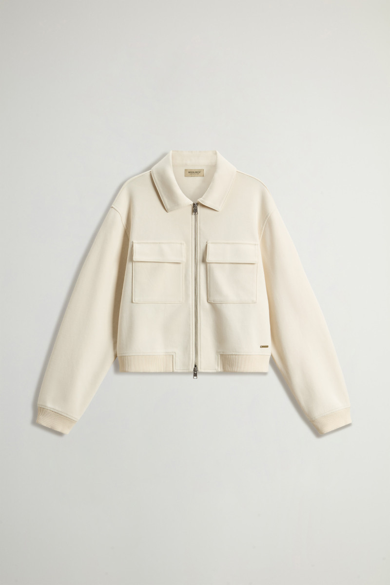 MIKINA WOOLRICH SUPER SOFT INTERLOCK SWEATSHIRT