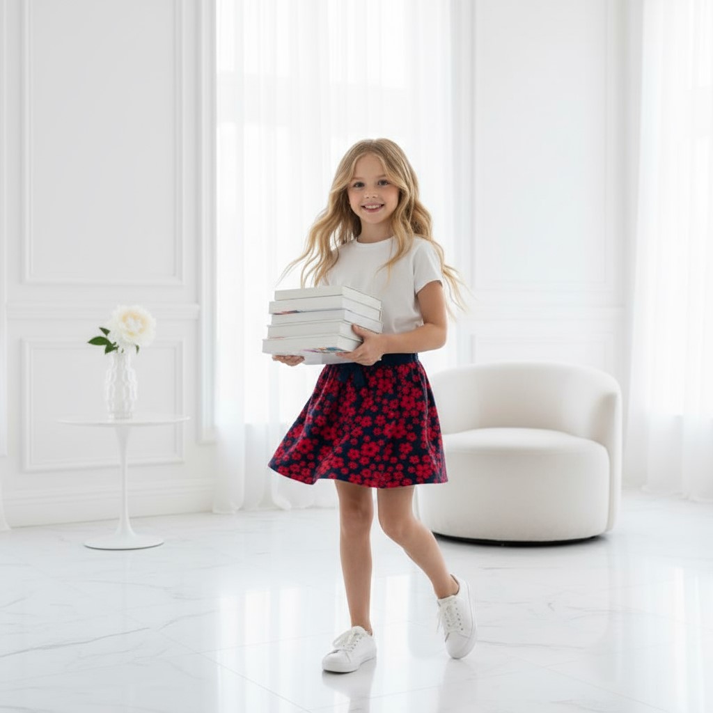 Boboli 18726117-9883 Vzorovaná sukňa