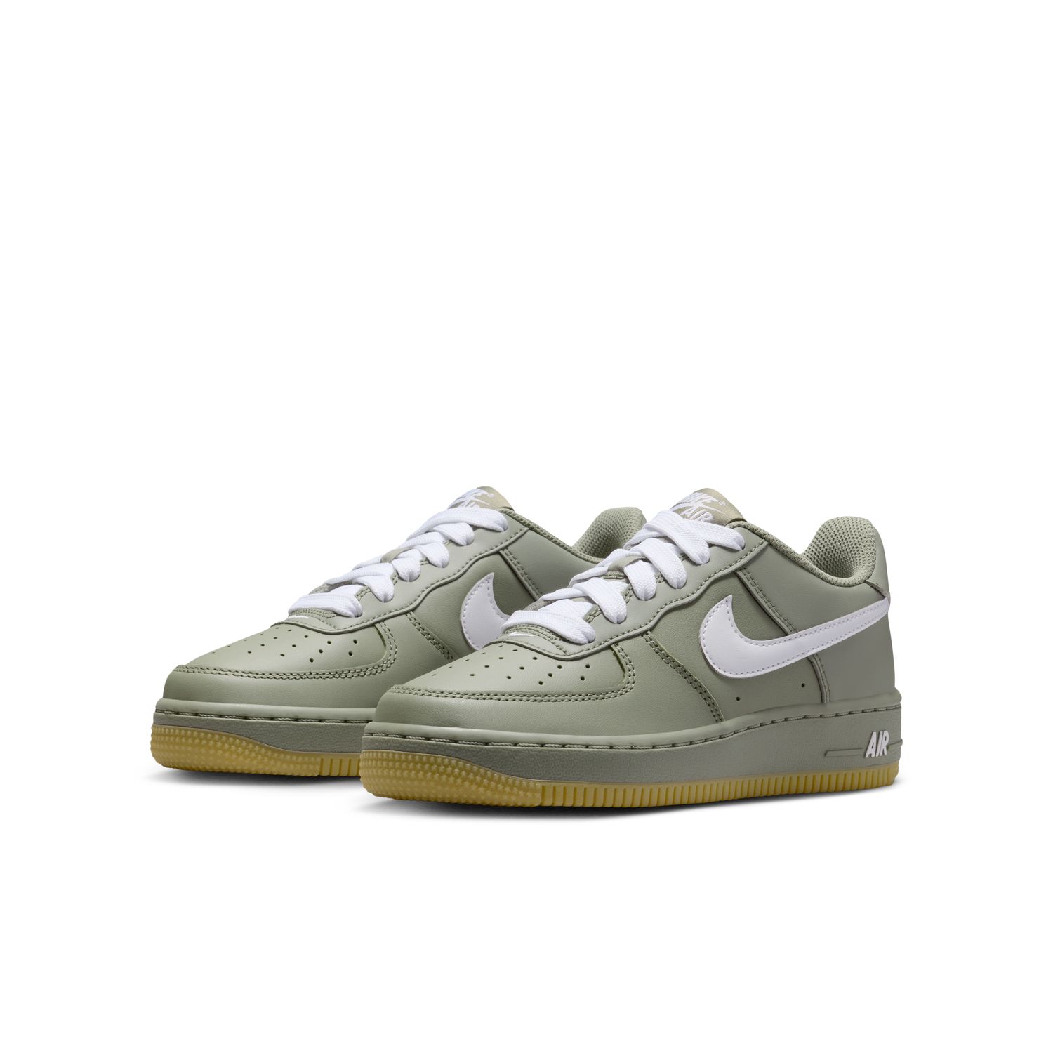 Nike Air Force 1 LV8 "Light Army Gum" (GS) - Detské - Tenisky Nike - Zelené - HQ1911-300