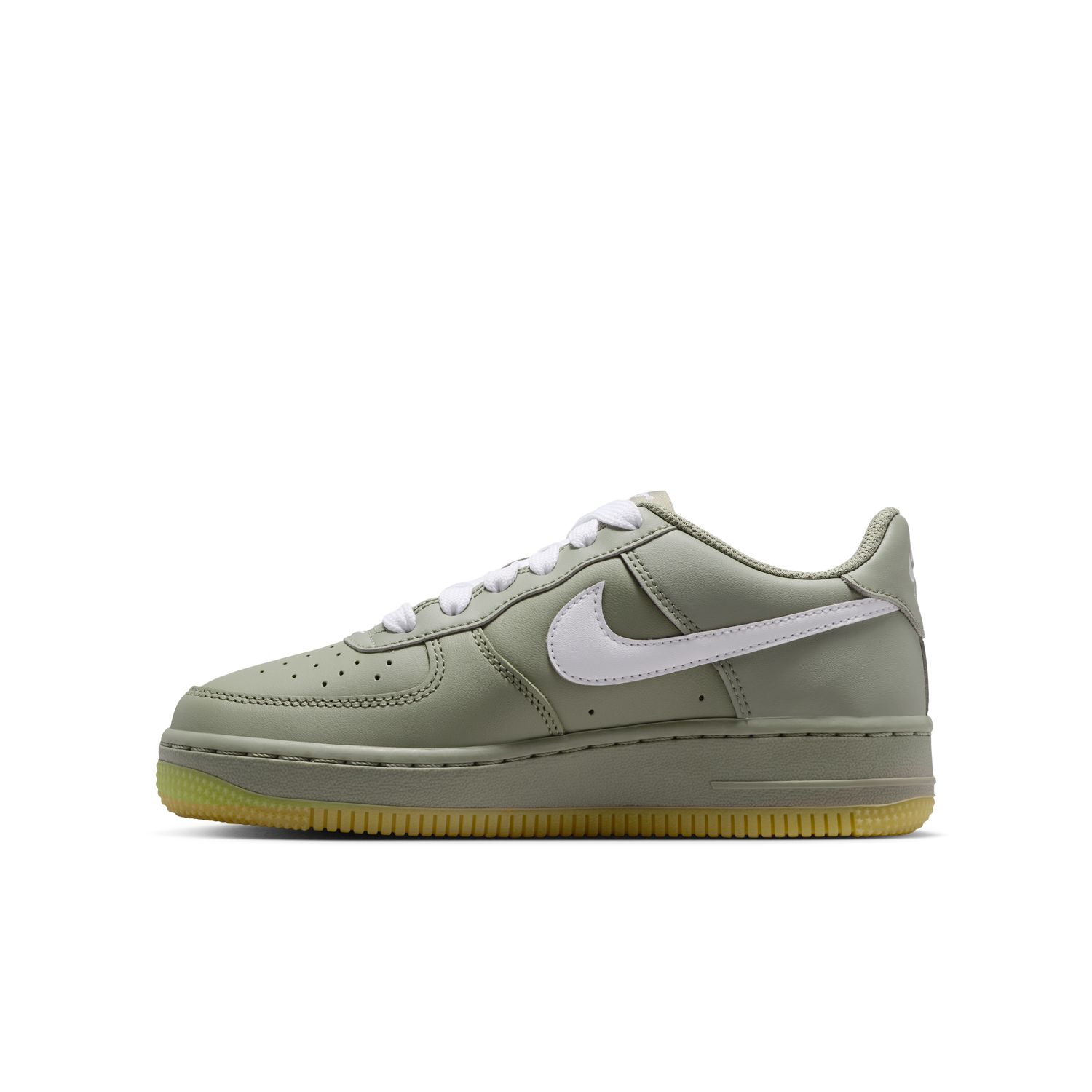 Nike Air Force 1 LV8 "Light Army Gum" (GS) - Detské - Tenisky Nike - Zelené - HQ1911-300