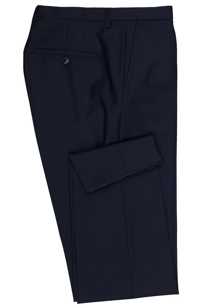 Pánske modré oblekové nohavice CLUB OF GENTS slim fit