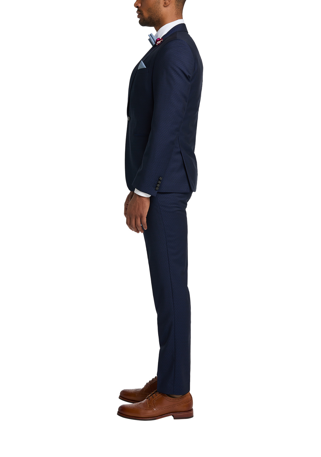 Pánske oblekové vlnené sako CLUB OF GENTS slim fit