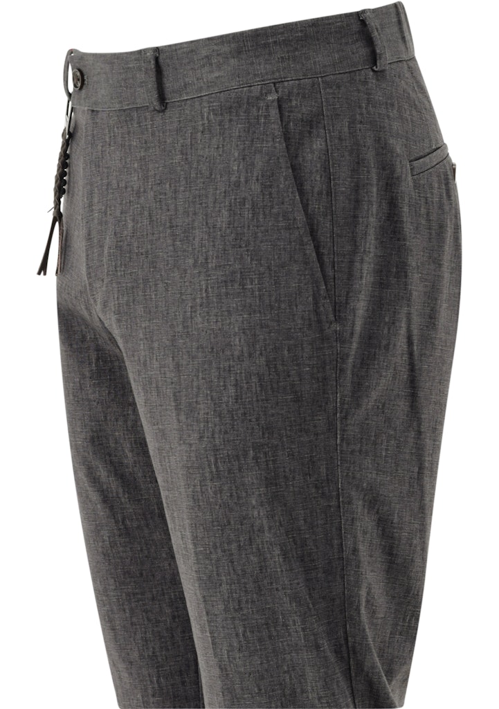 Pánske tmavosivé Jersey nohavice CLUB OF GENTS slim fit