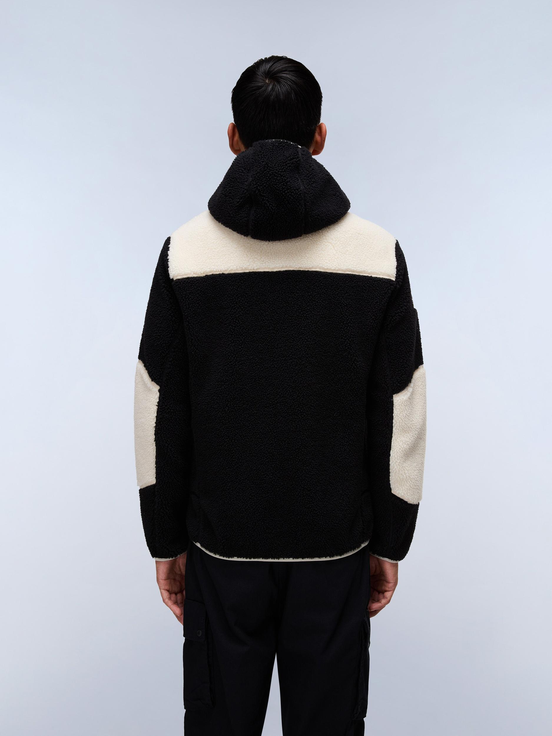 NAPAPIJRI Flisová bunda 'Yupik 3' svetlobéžová / sivá / tmavočervená / čierna