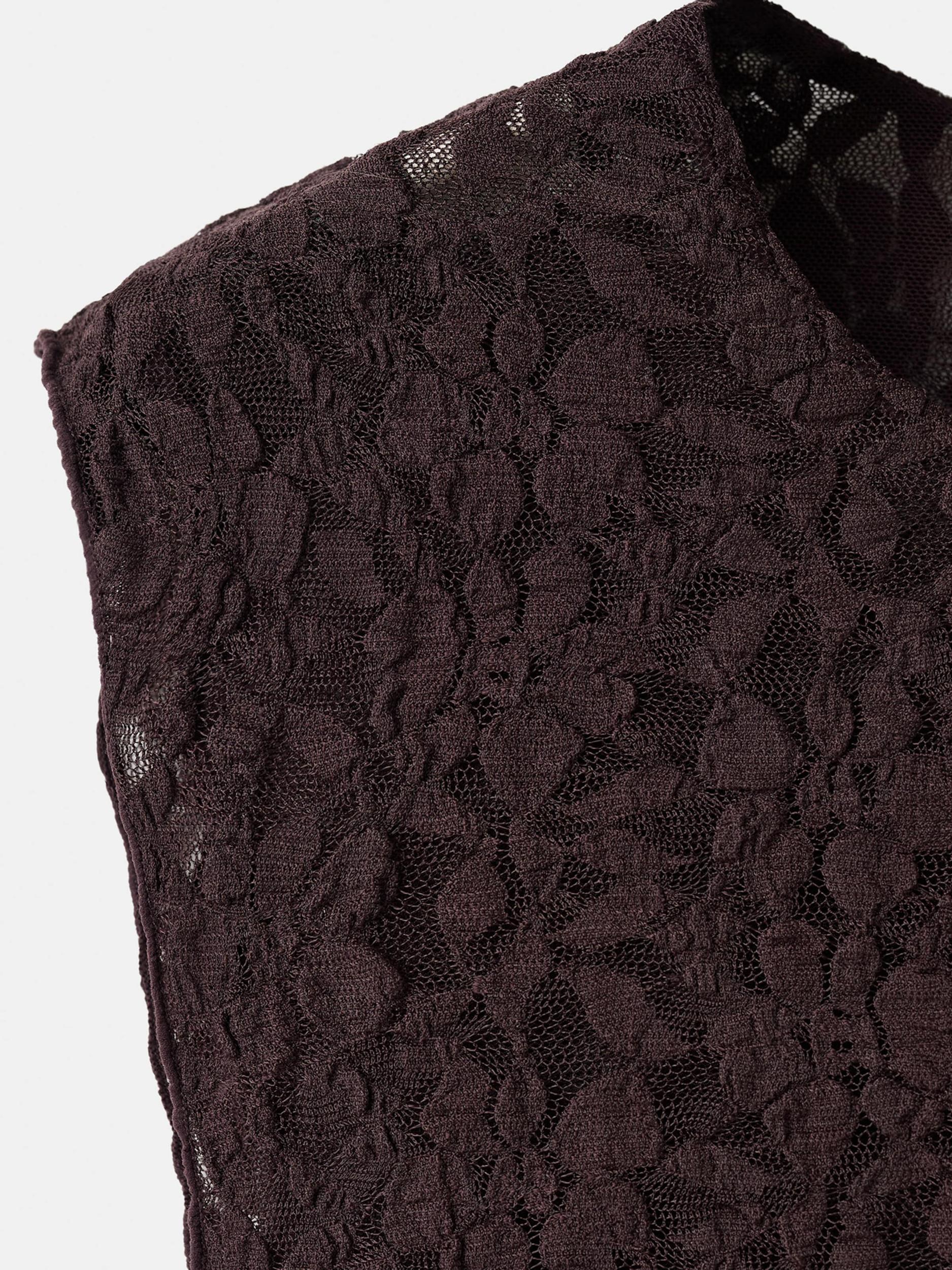 MANGO Šaty 'XKELLY' tmavohnedá