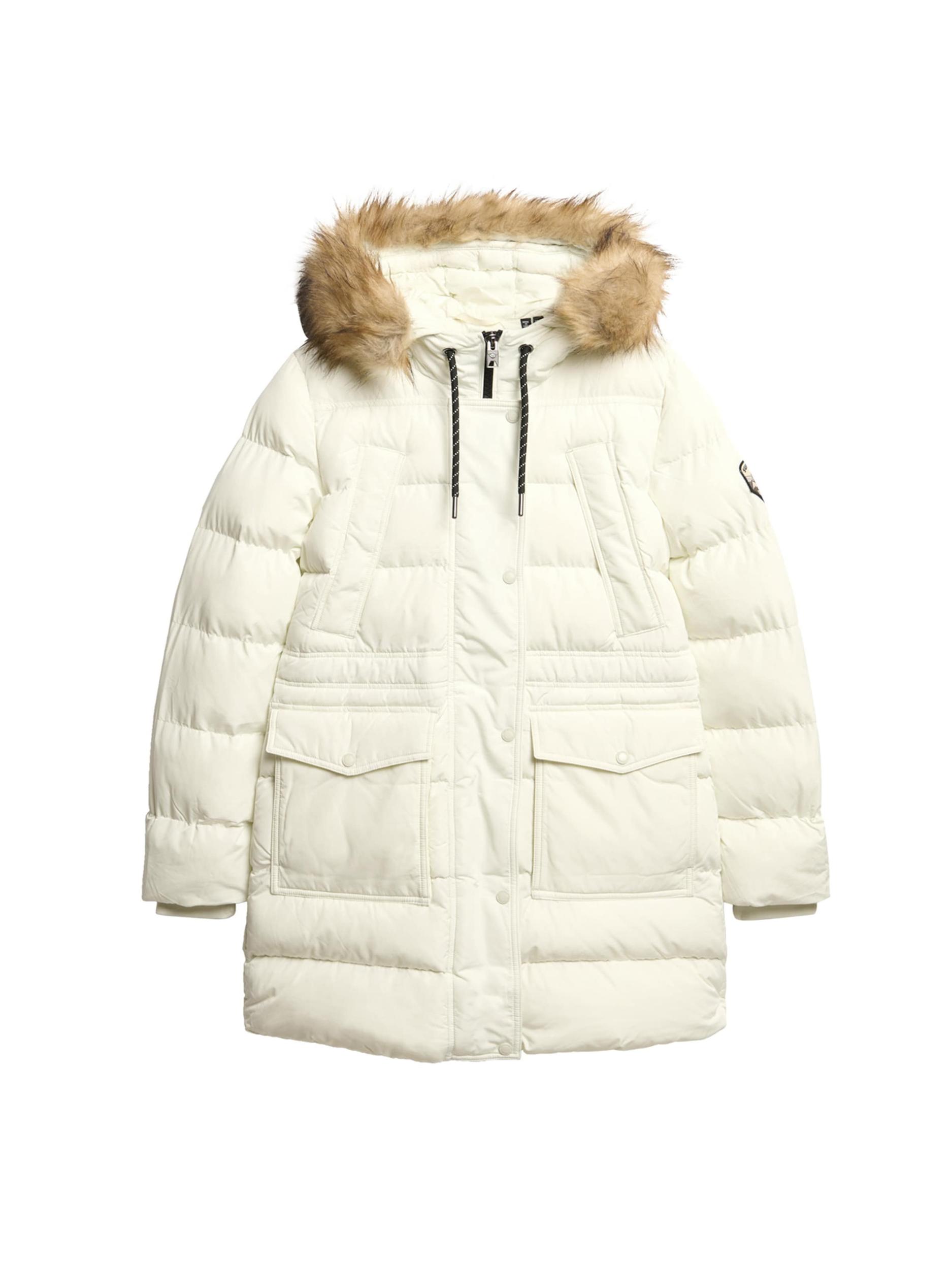 Superdry & Co Zimná bunda ' Everest ' hnedá / biela