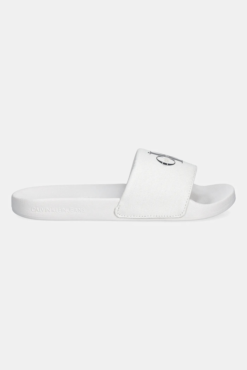 Šľapky Calvin Klein Jeans SLIDE MONOGRAM WN LOGO CK