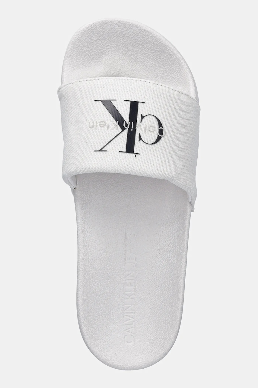 Šľapky Calvin Klein Jeans SLIDE MONOGRAM WN LOGO CK