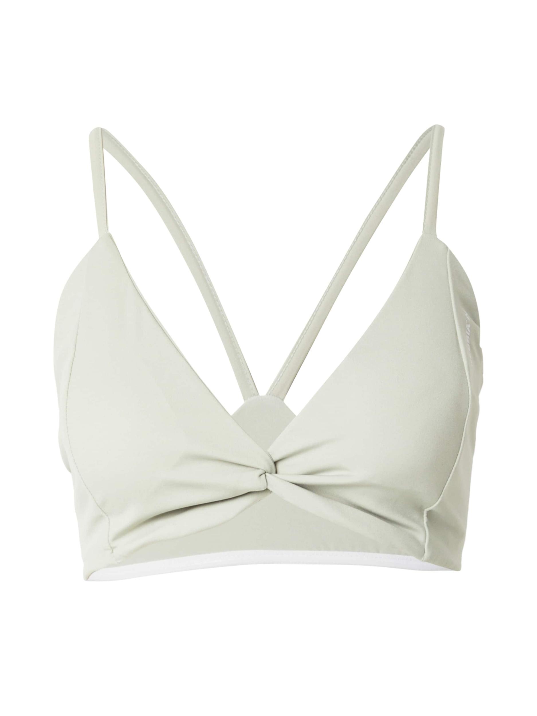 NEBBIA Športová podprsenka pastelovo zelená / biela