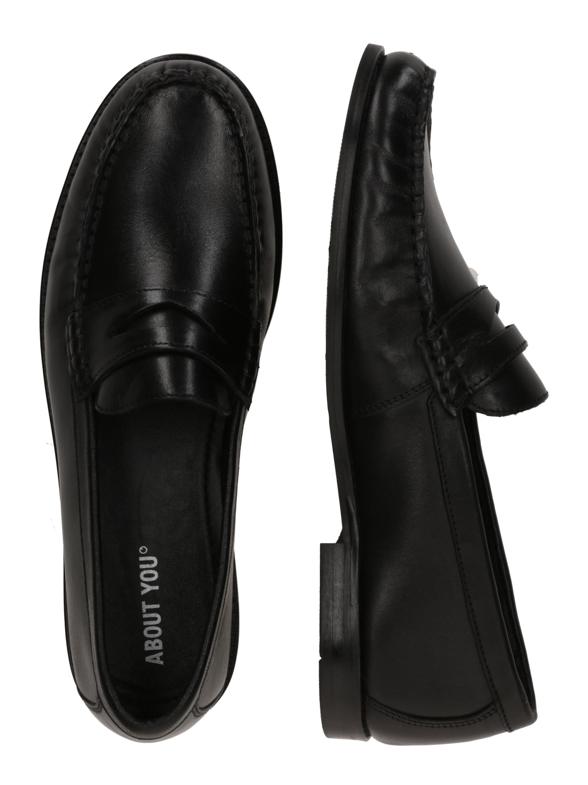 ABOUT YOU Mokasíny 'Keanu' čierna