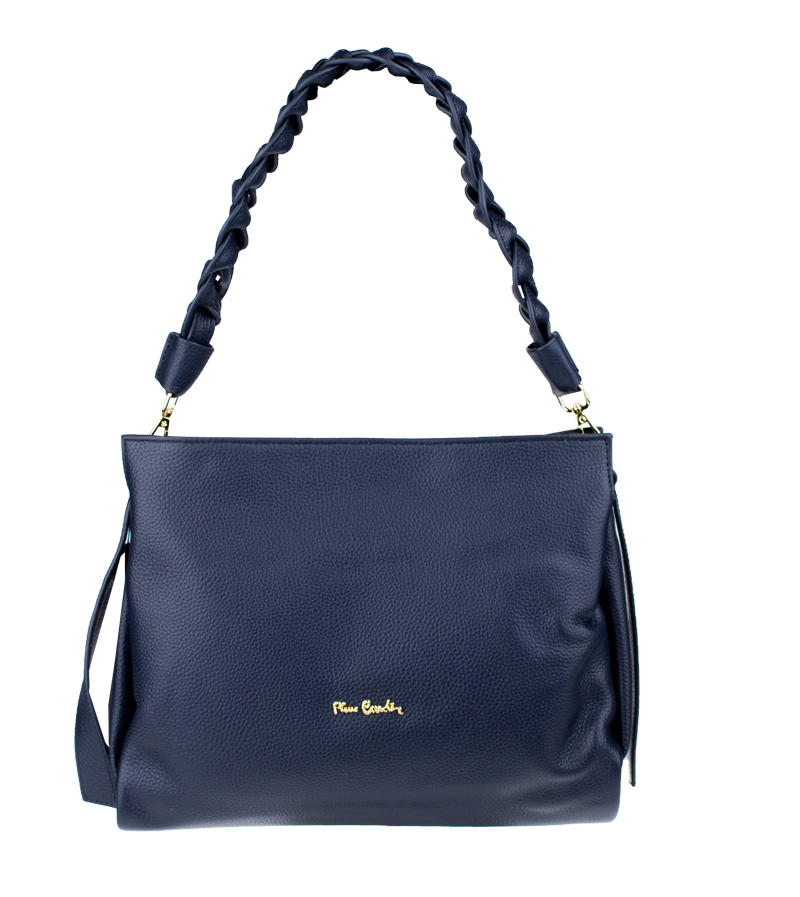 Modrá kožená talianska crossbody kabelka Pierre Cardin 1921 Navy NovaKabelka.sk