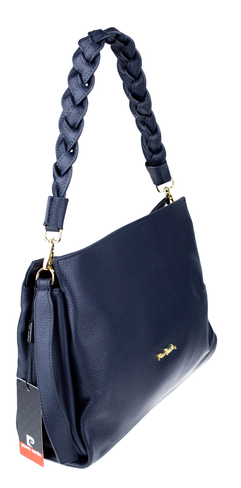 Modrá kožená talianska crossbody kabelka Pierre Cardin 1921 Navy NovaKabelka.sk