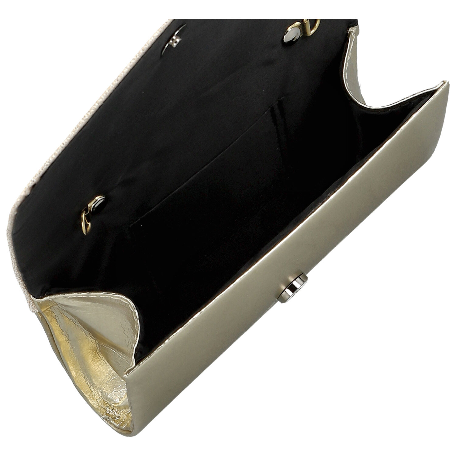 Dámska listová kabelka zlatá - Delami Estyna zlatá