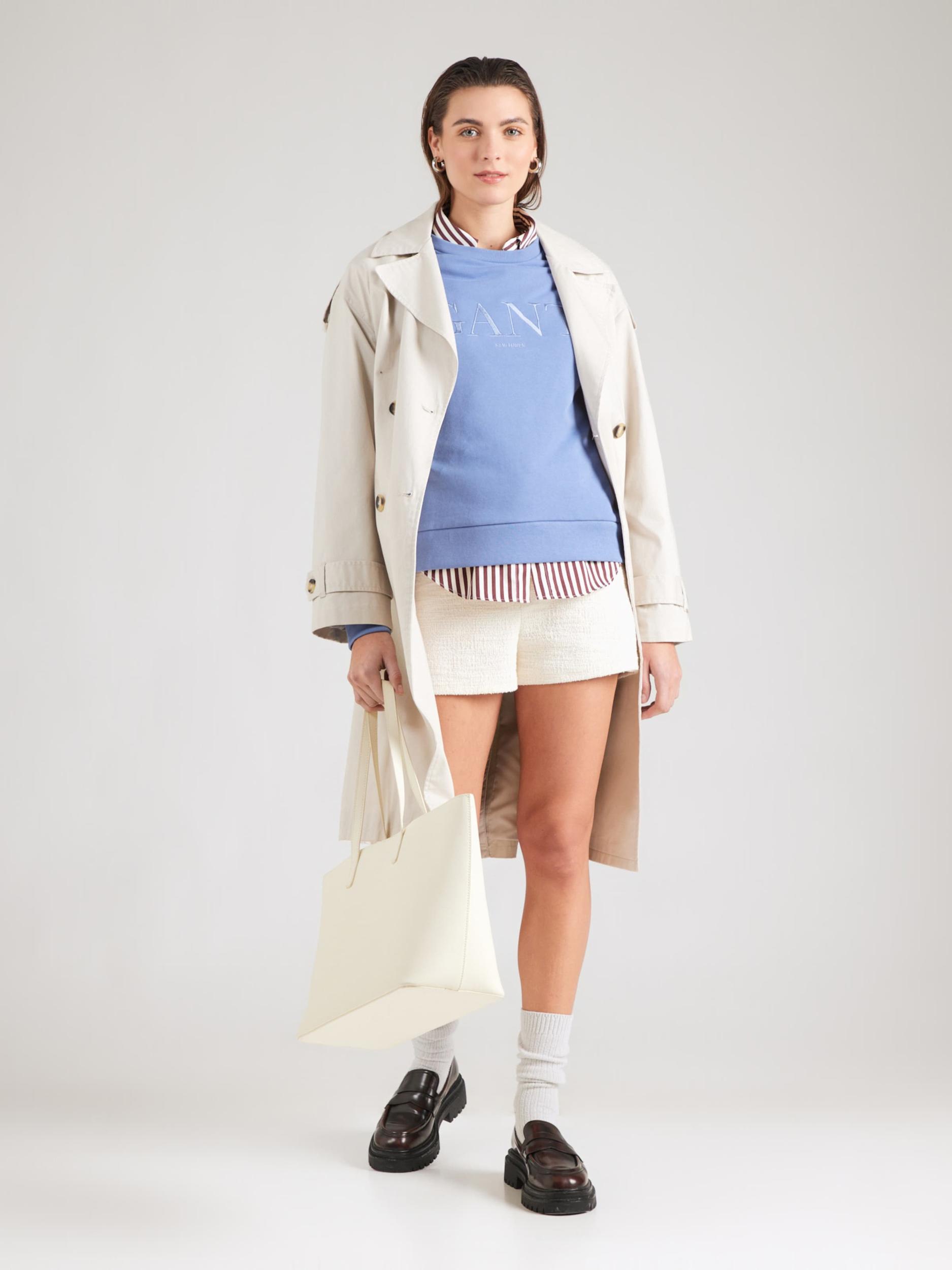 GANT Mikina modrosivá