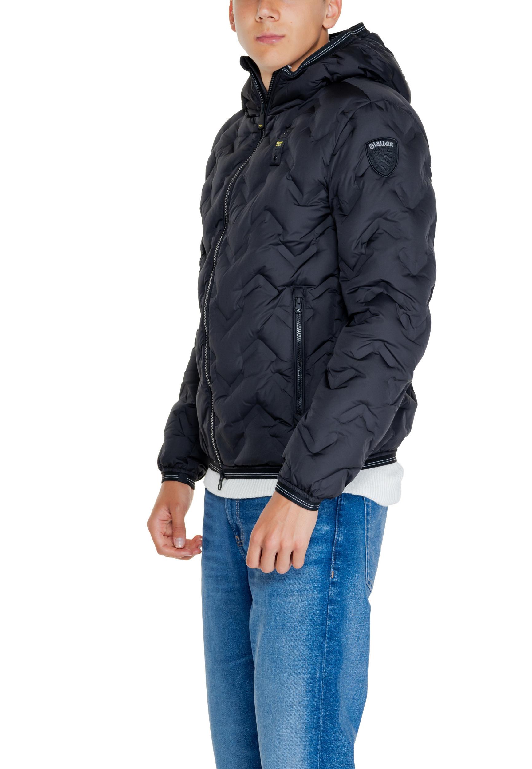 Blauer pánska zimná bunda