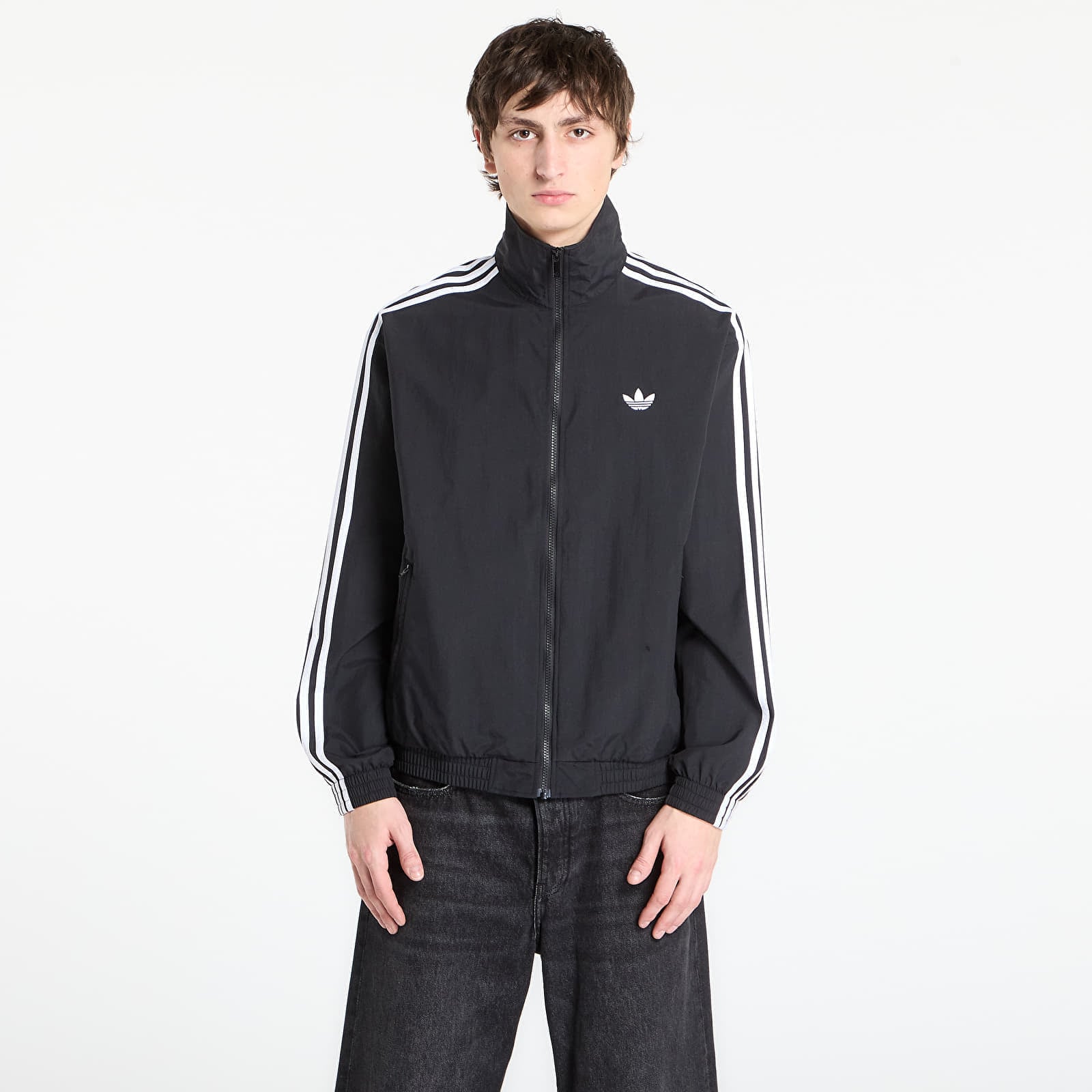 adidas Originals Mikina adidas Firebird Woven Track Top Black S