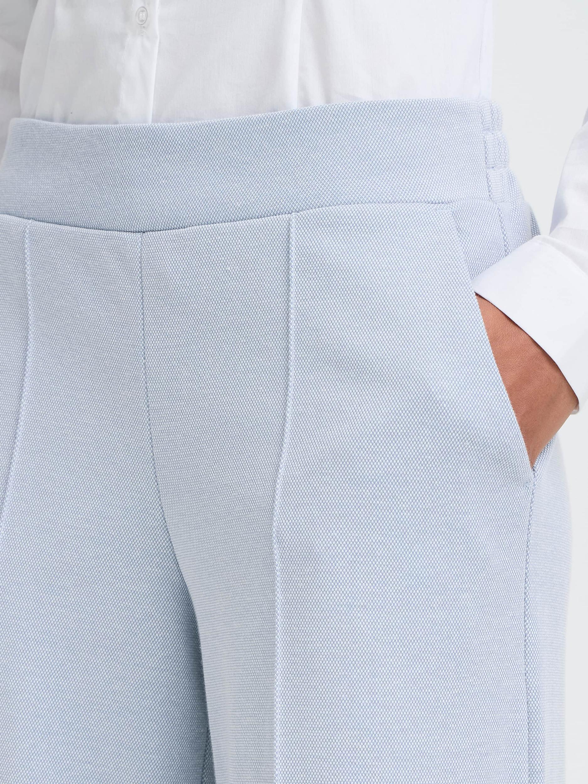 ICHI Nohavice 'IHKATE' pastelovo modrá