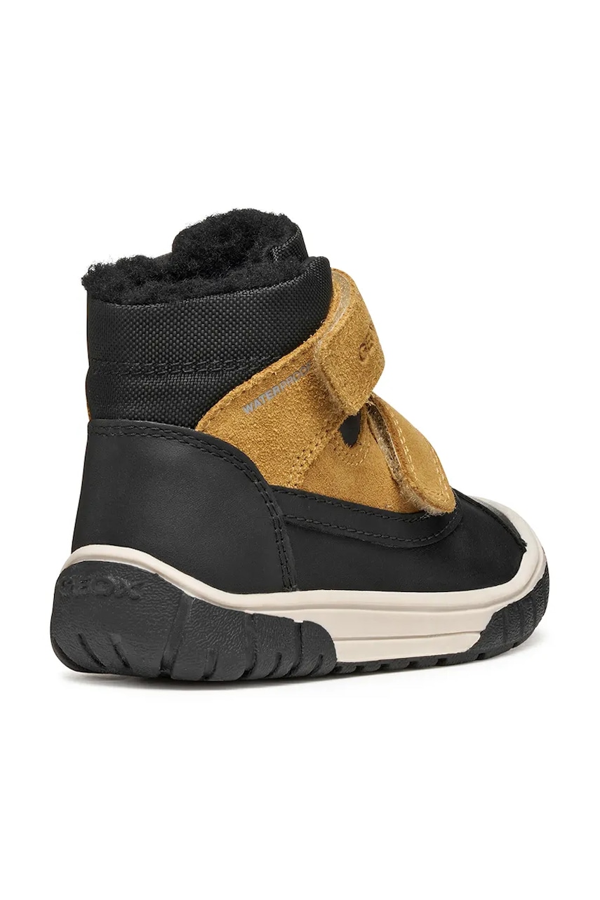Detské zimné kožené topánky Geox OMAR